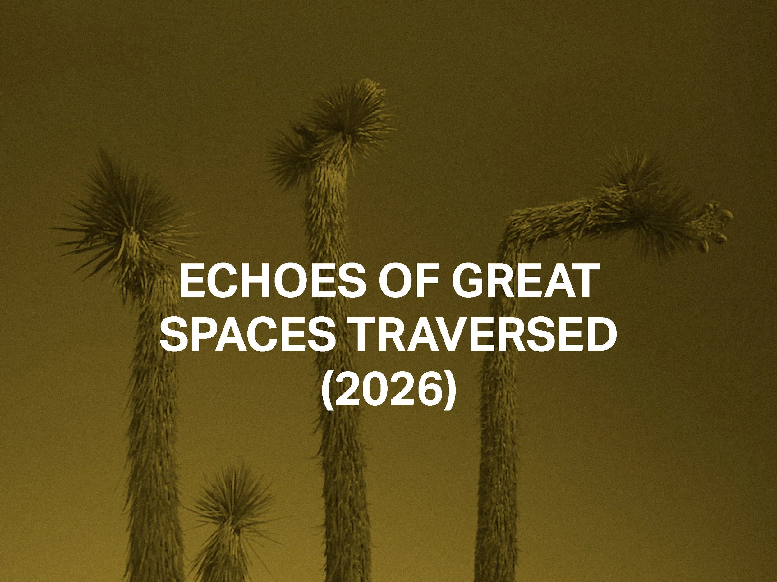 ECHOES OF GREAT SPACES TRAVERSED (2026)