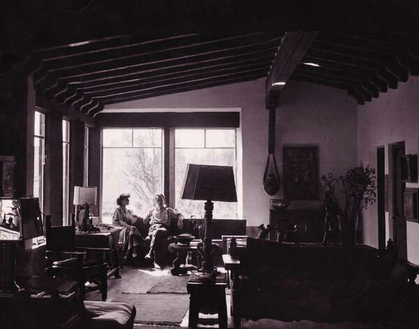 Annette and Conlon in her Mexico City home.