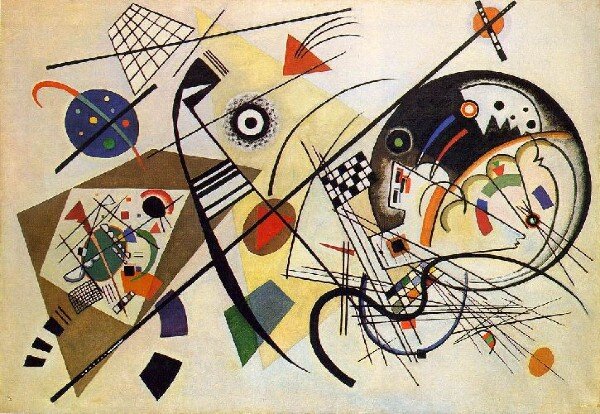 Traverse, Kandinsky, 1923