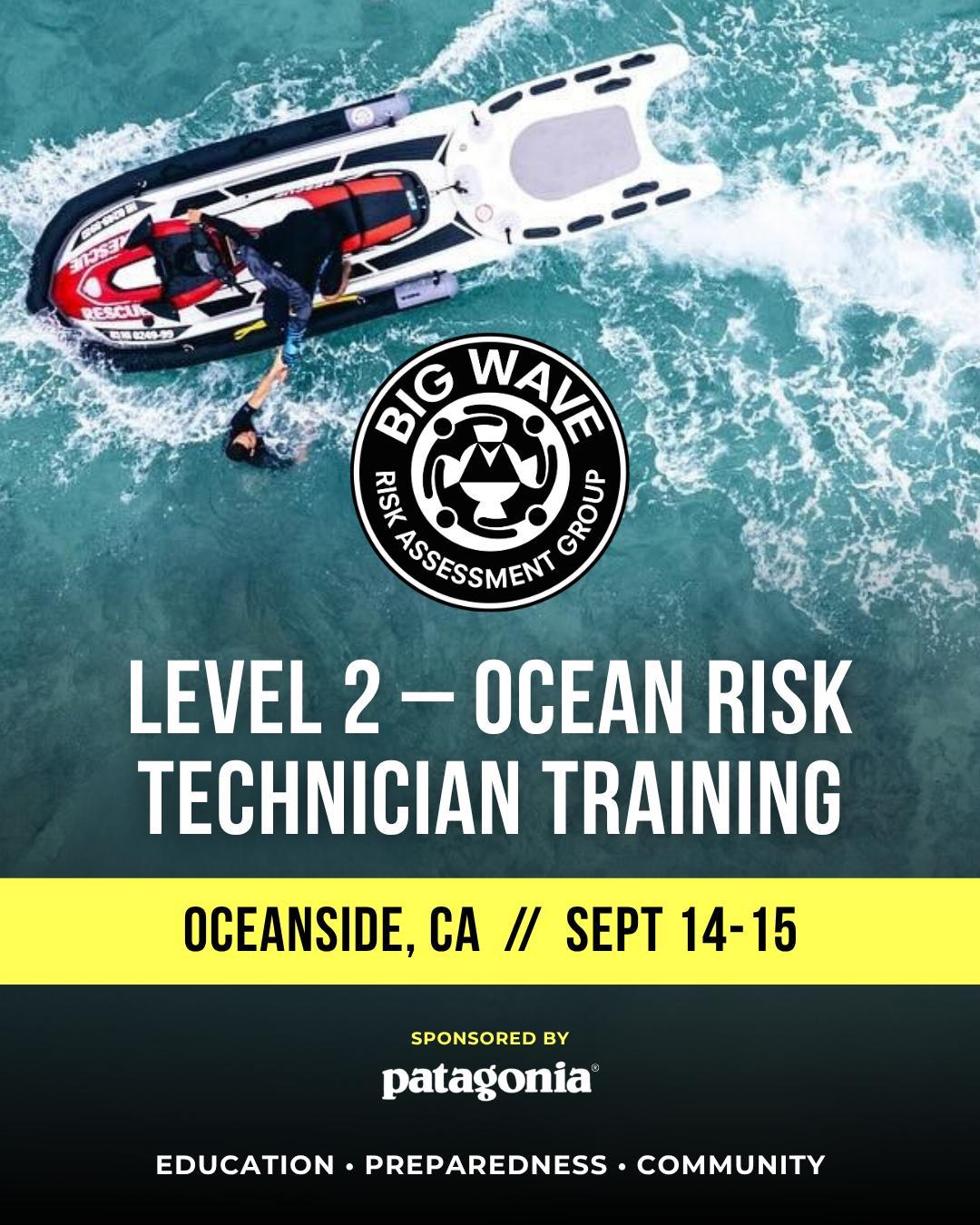 2026 Oceanside, CA Level 2 – Ocean Risk Technician Summit (Sep 14-15)