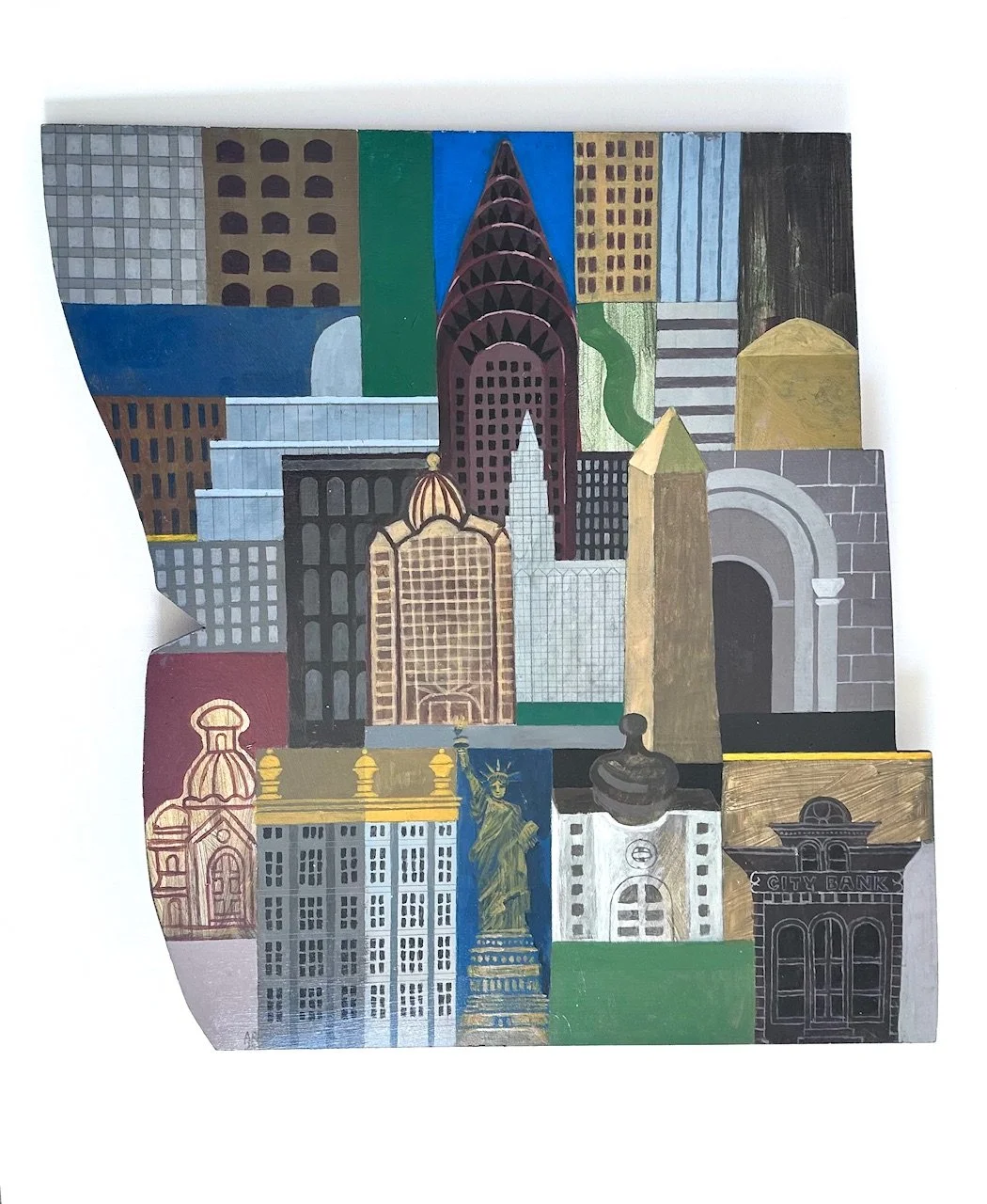  MY Metropolis  
Acrylic on Board