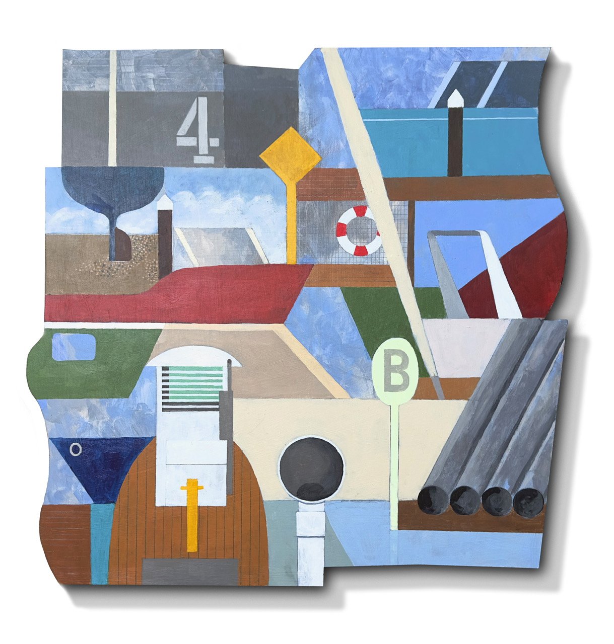  Marina    Acrylic on board, 24x24 inches 