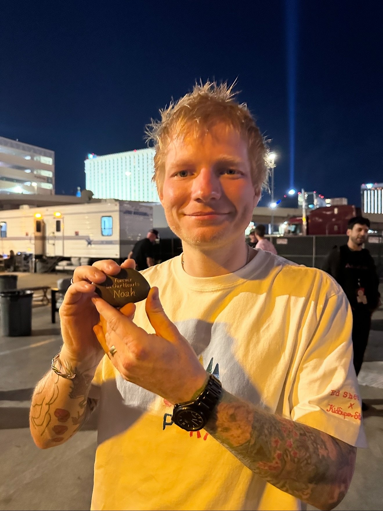 In the rhythms of music, around crowded tables, and in every quiet moment in between, Noah is with us in it all. He is the way we live, the way we love, and the way we carry forward. Always 💙