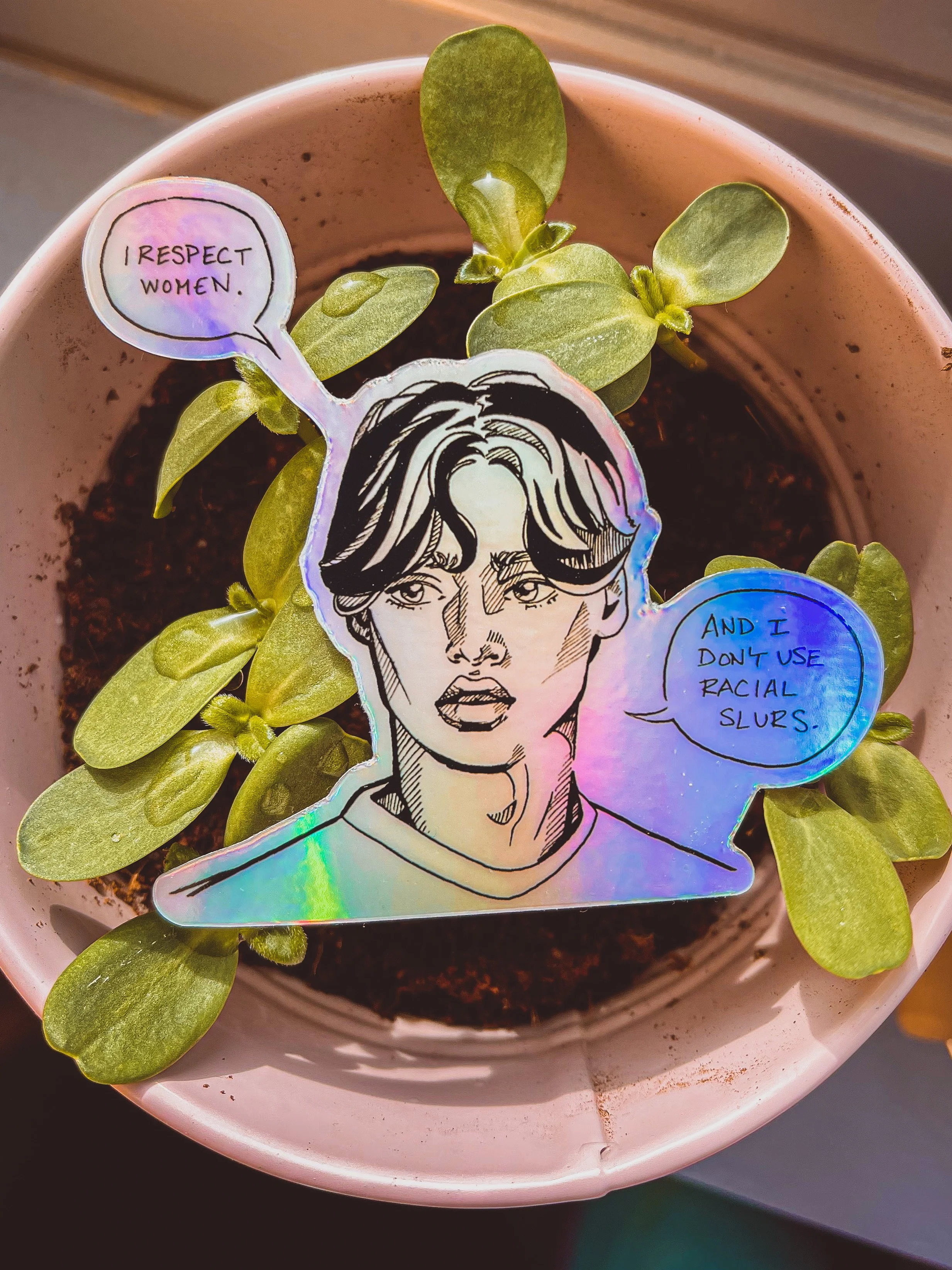 Kyle Holographic Sticker