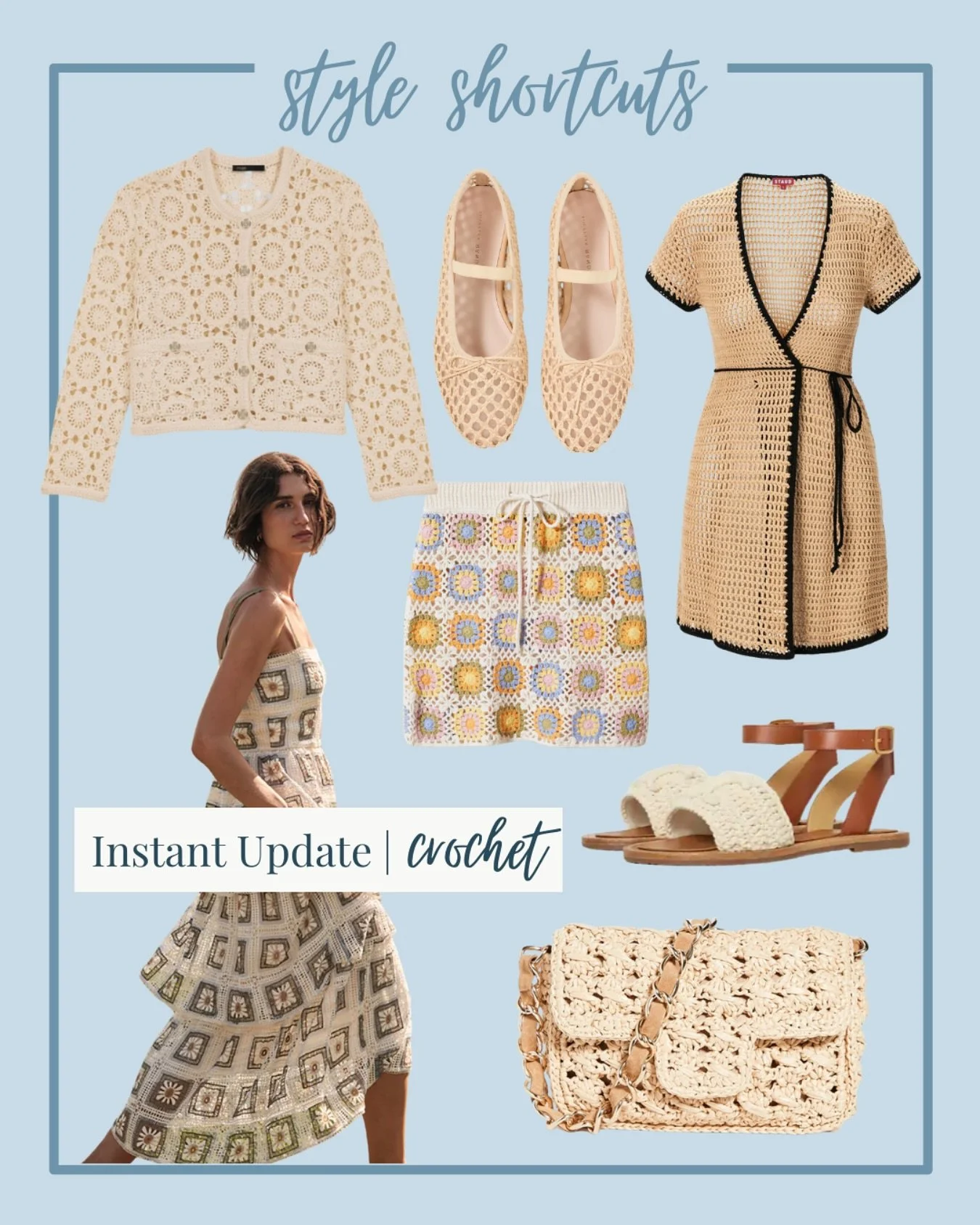 ✨Instant update - CROCHET ✨

I&rsquo;ve spent my entire career identifying trends. First as a magazine editor and now as a personal stylist for my clients. I help my clients filter the trends and figure out what&rsquo;s worth buying and what isn&rsqu