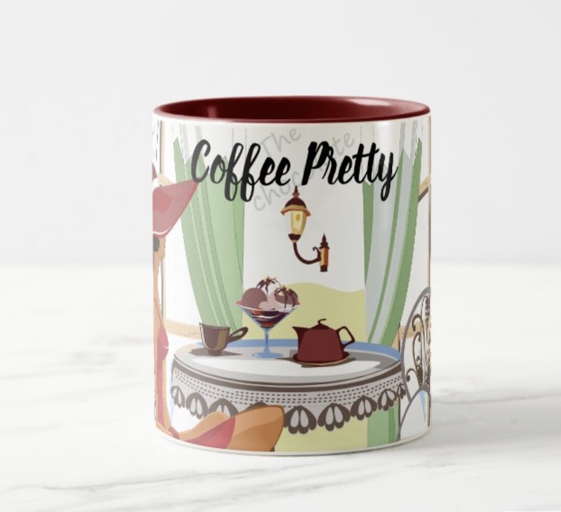 Coffee Mug - 'Red Lady Cafe' - front view 2.jpg