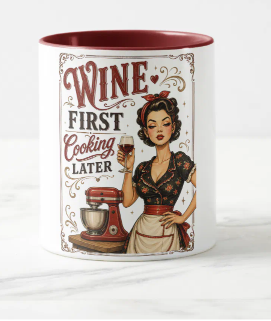 Whimsical Retro Humor Coffee Mug