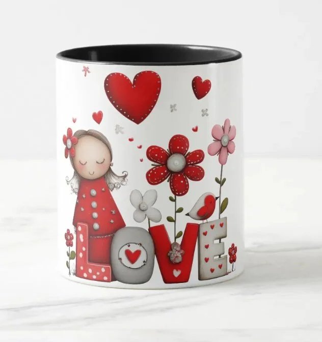 Whimsical Love Mug