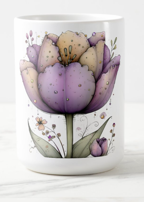 Purple and Yellow Flower_Front View.png