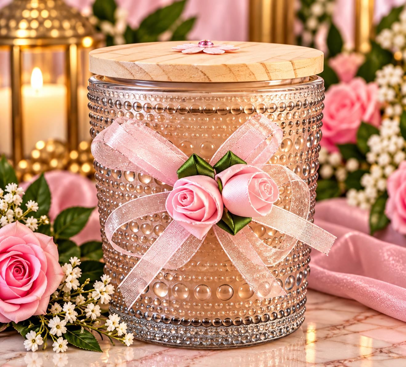 Romantic Blush Rose Candle Display_Coffee Cream single candle display.png