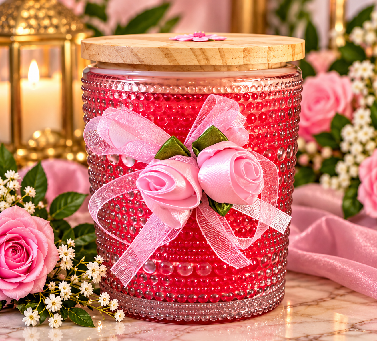 Cranberry Peppermint Bliss Scented Candle