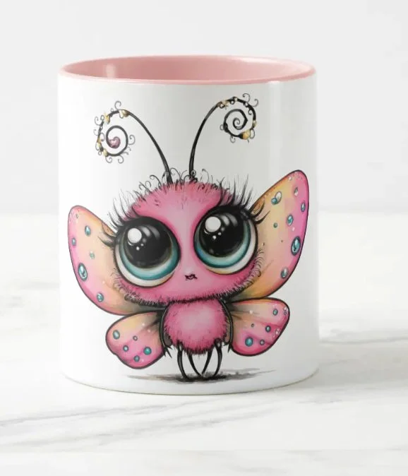 Butterfly Beauty Pink Coffee Mug.jpg