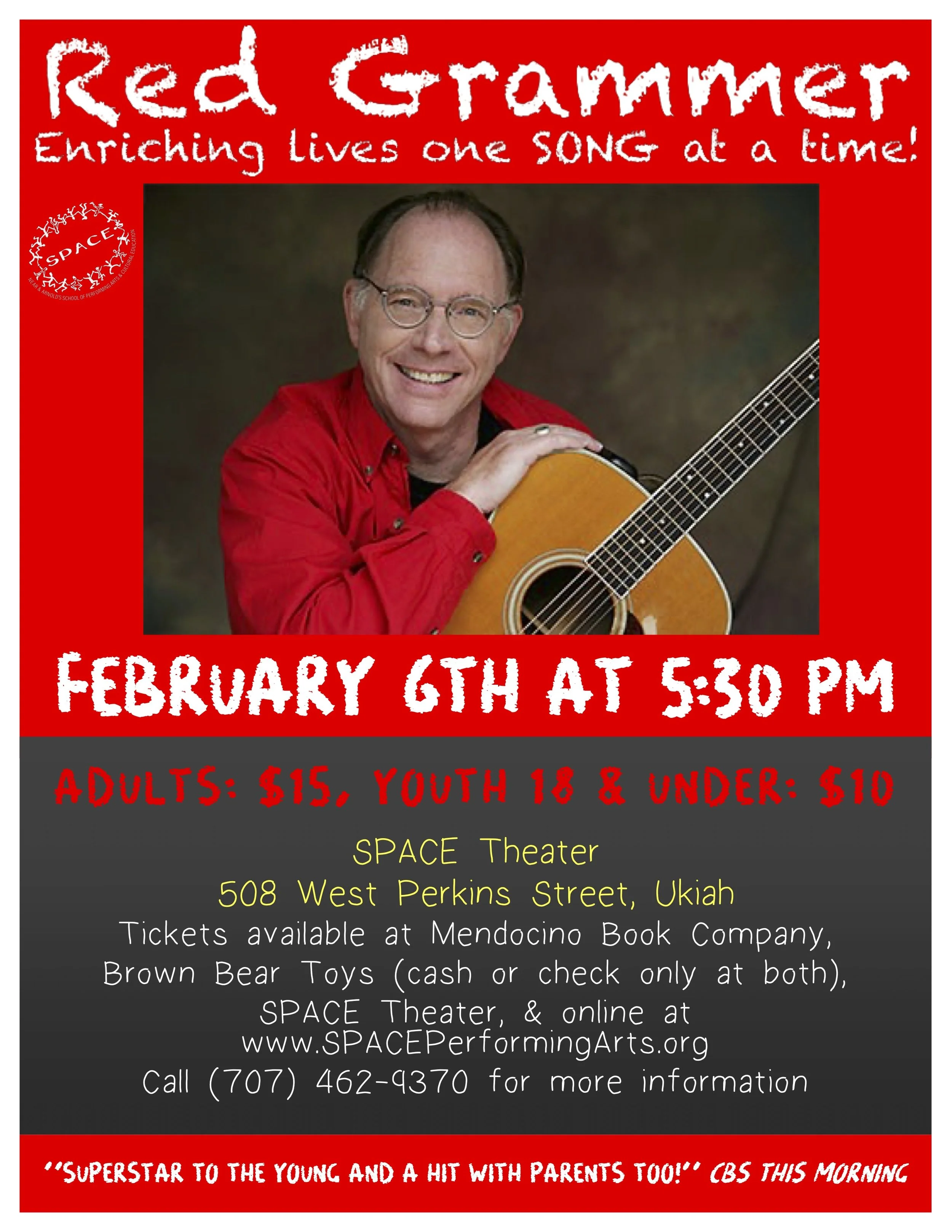 SPACE Presents Red Grammer