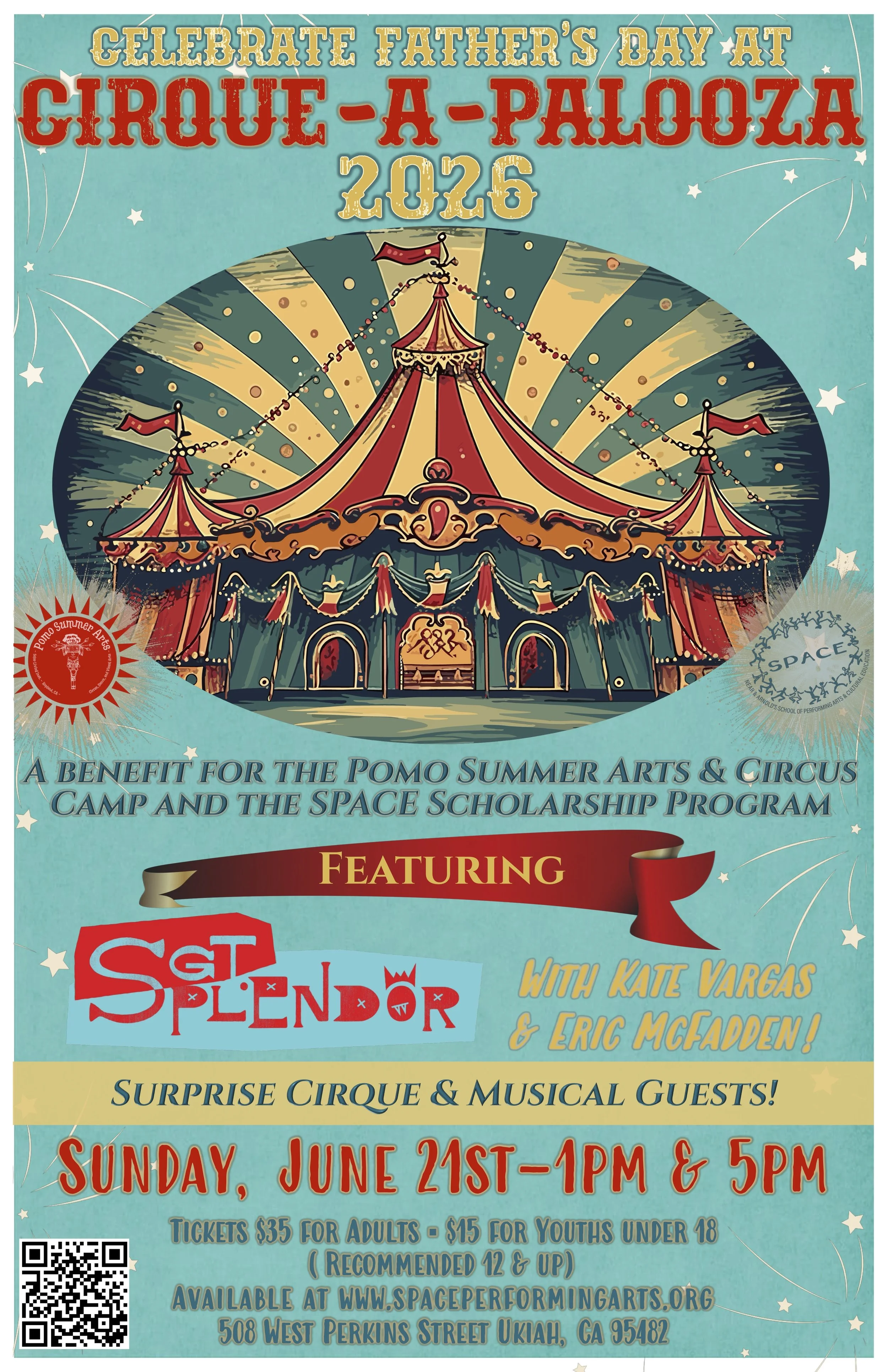 SPACE &amp; Pomo Summer &amp; Circus Camp Present- Cirque-A-Palooza