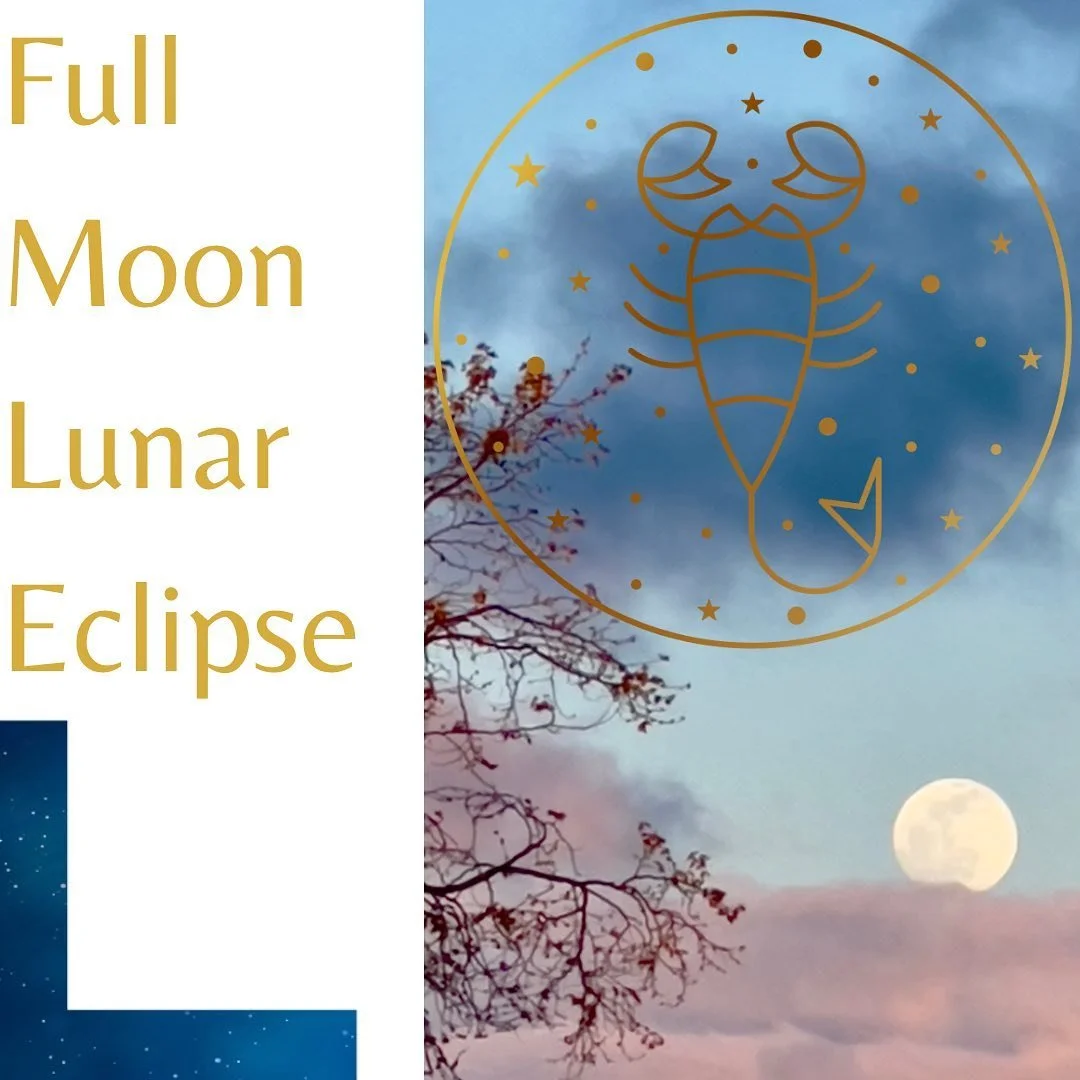 What transpires during the full moon lunar eclipse today in the sign of Scorpio is an opportunity for true change, inviting us to release and purge that which no longer serves us. The moon&rsquo;s reflective and emotional nature is eclipsed by the li