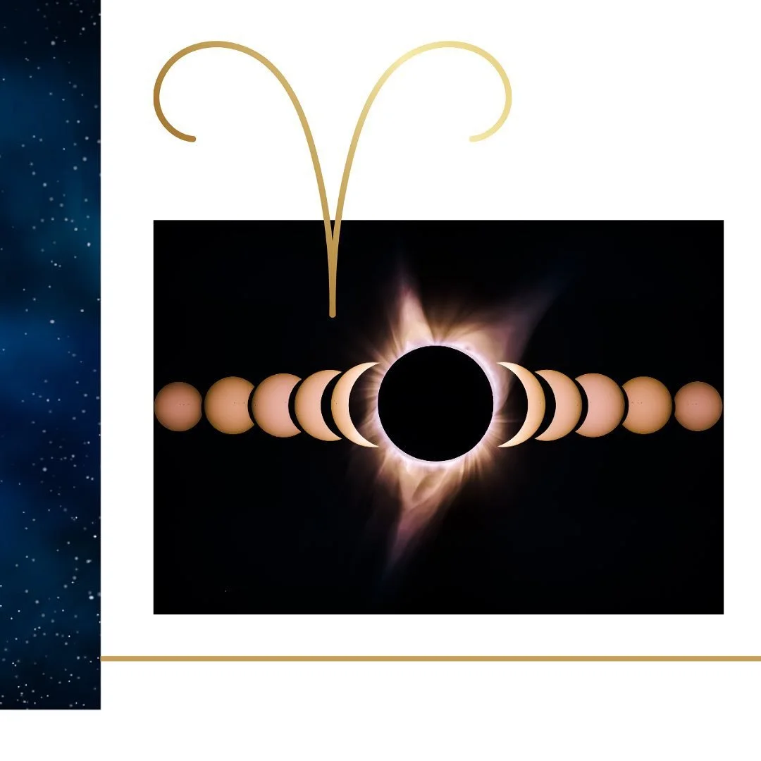 Today, we will experience a new moon/solar eclipse in the sign of Aries. As Cosmic events affect all of us very differently, this one is no exception. Depending on where Aries falls in your chart, the eclipse&rsquo;s energies will vary. Do you have a