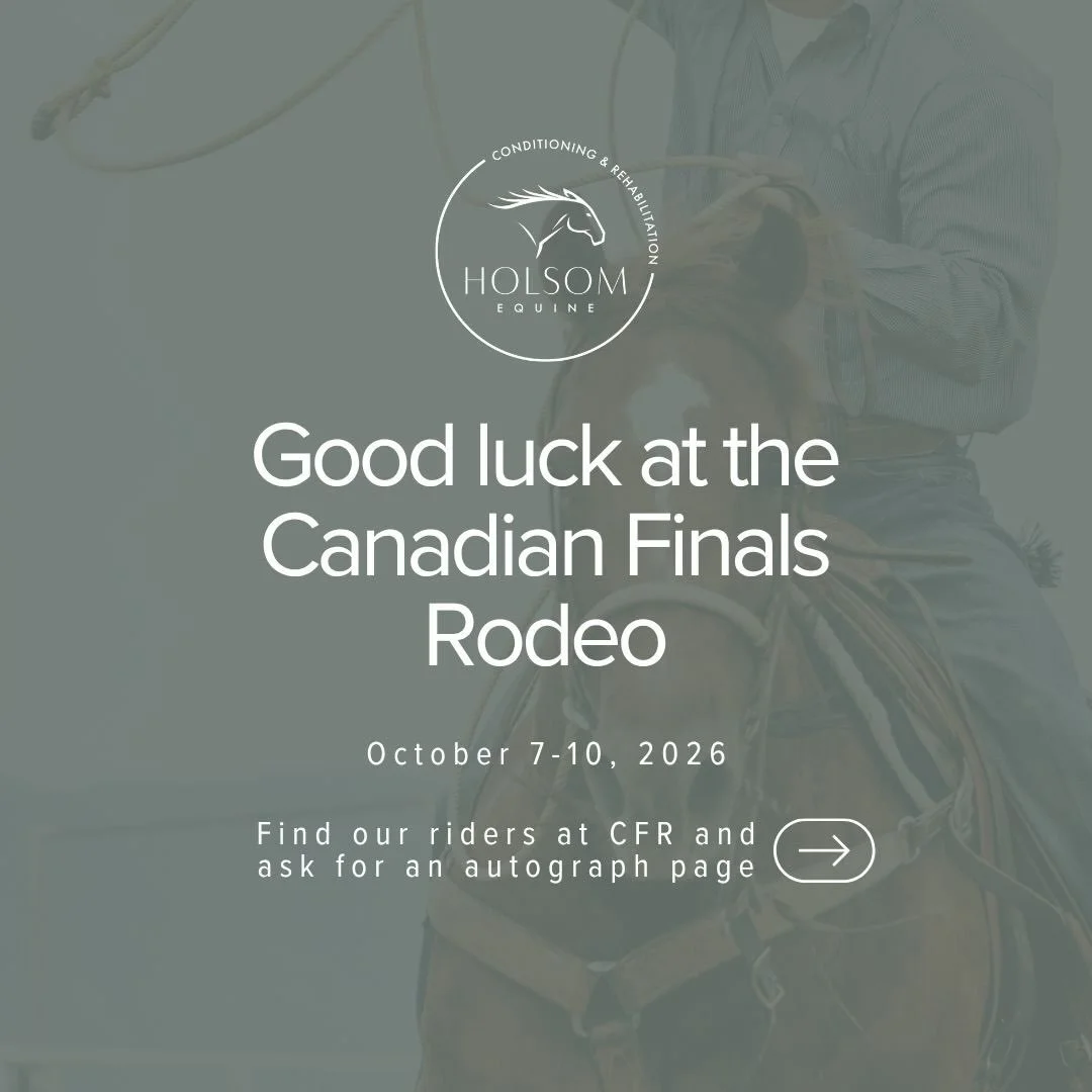 It is Canadian Finals Rodeo week, and we are proud to sponsor two incredible teams. 

Tyler Popescul on Lincoln, and Trent Tunke on Spinner, have both been in the barn lately getting ready, and we could not be more excited to cheer them on at the CFR