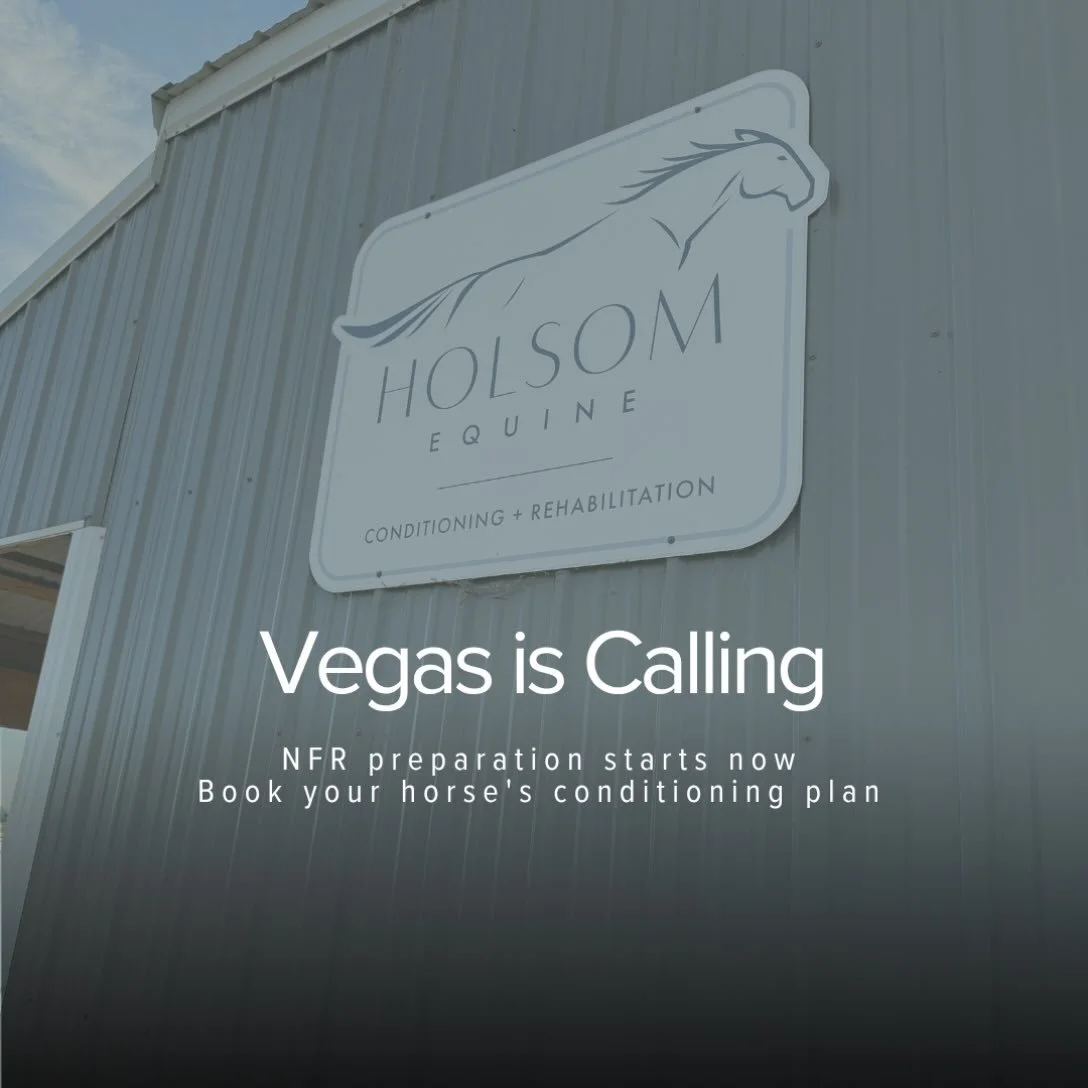 The National Finals Rodeo in Las Vegas is getting closer, and preparation starts well before the arena lights come on.

If your calendar includes the events leading into NFR, now is the time to plan the conditioning and rehabilitation support your ho