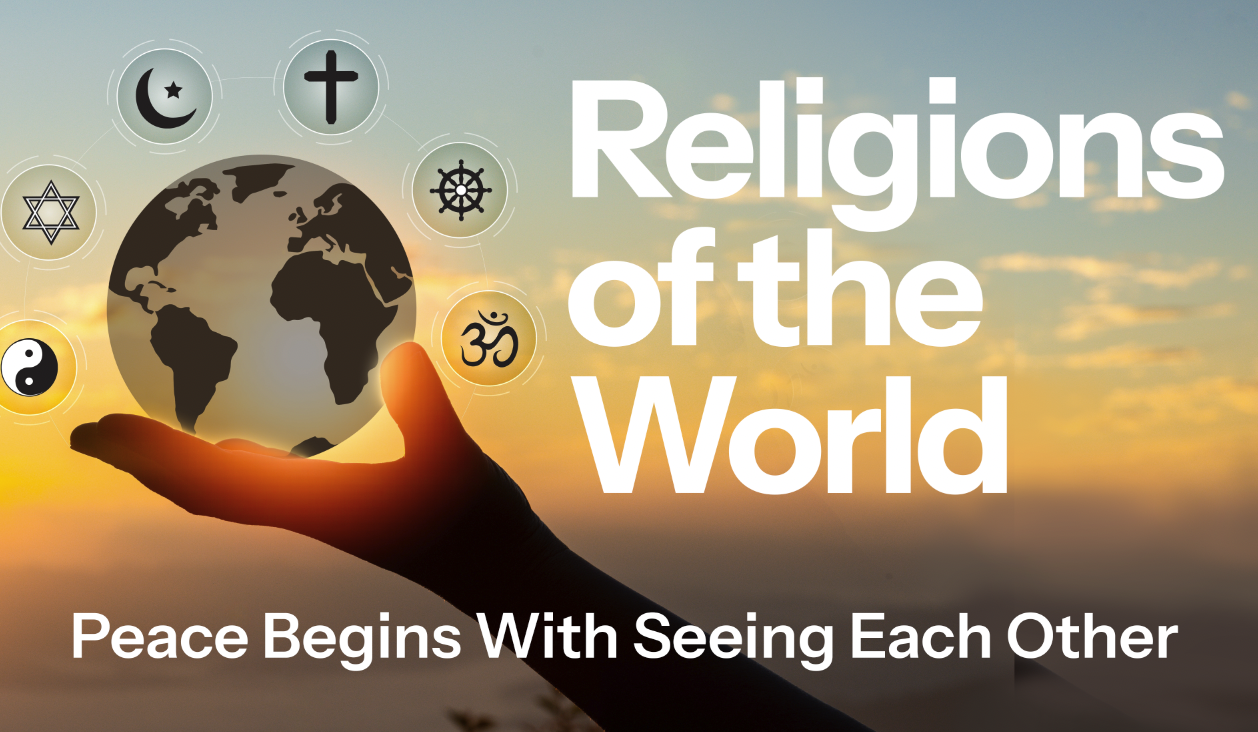 156. Faith, Spirit, and Humanity: A Visual Reflection on World Beliefs