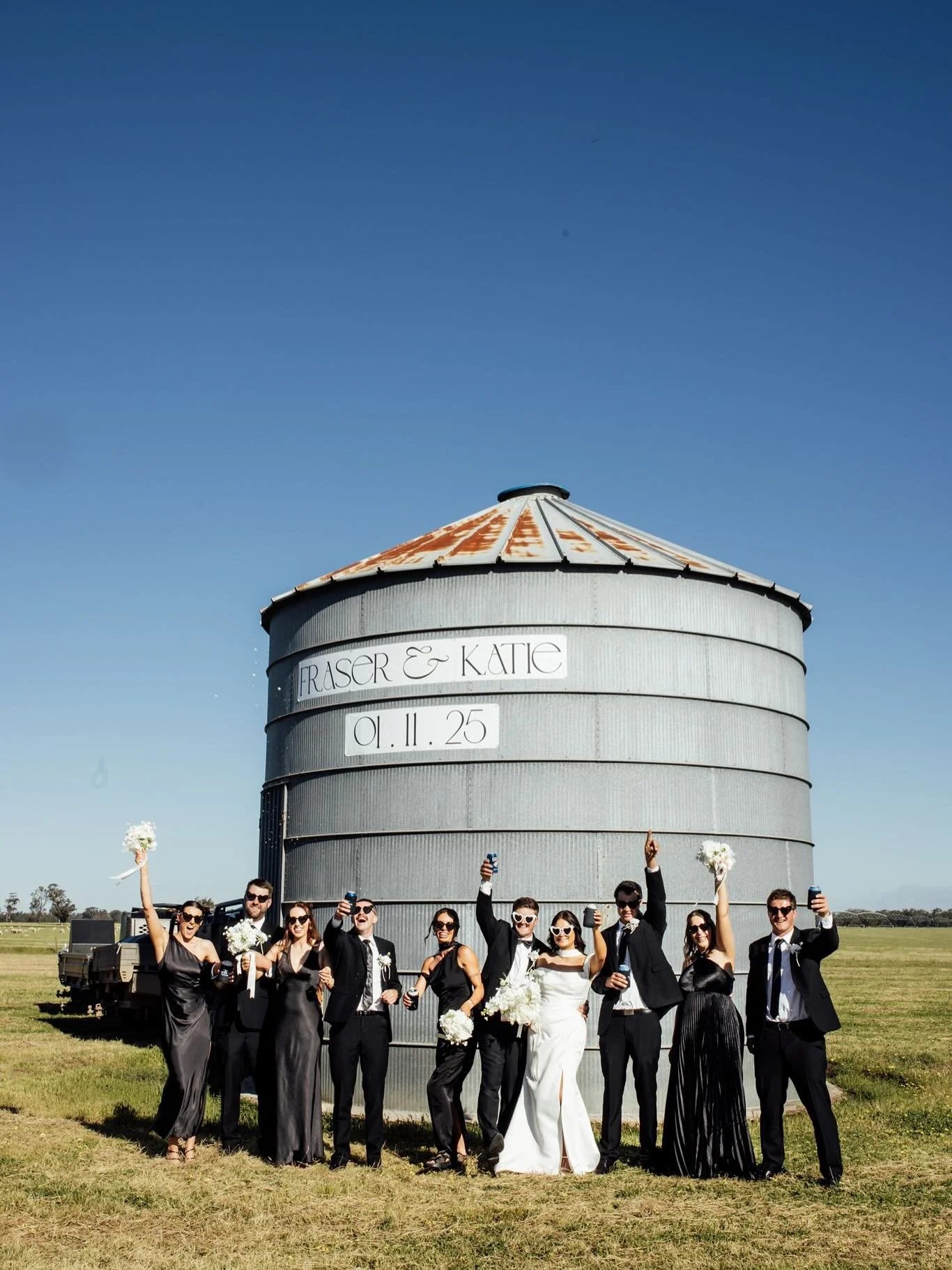 When the bridal party is this good looking 🔥🔥🔥