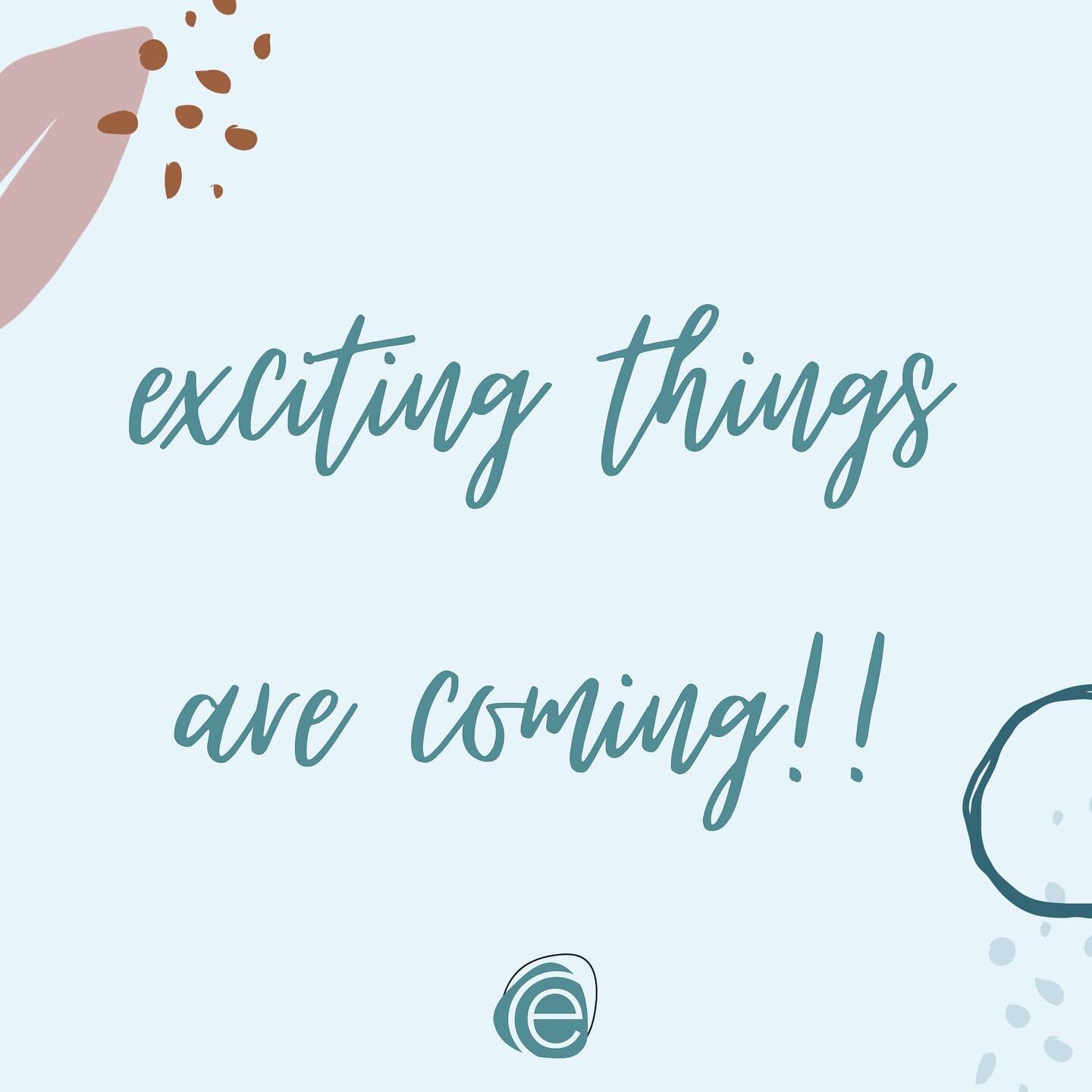 keep your eyes peeled!! i have some very exciting news to share soon.