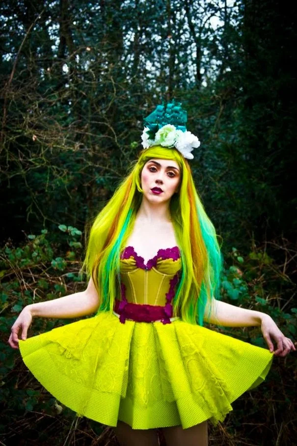 Fae · Upcycled corset dress · 2014