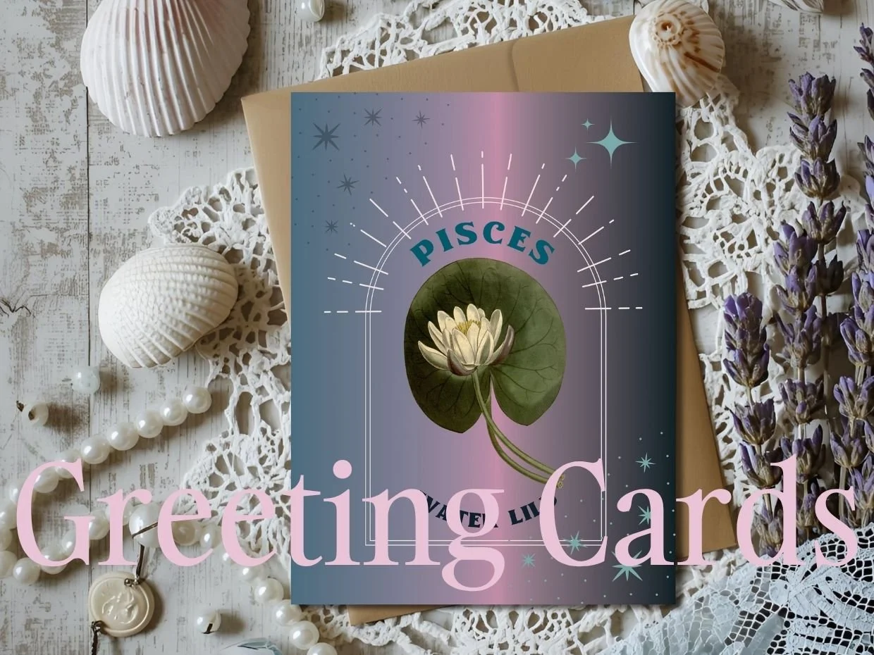 Thoughtful cards with whimsical prints