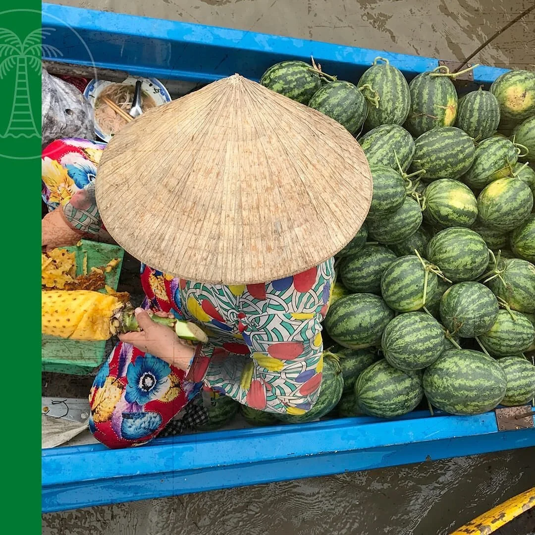 Watermelons, hence their name, are made up of 92% water and are rich in many vitamins 🍉
📍 Watermelon seller in Vietnam 
📸 Basak Ar
#TropicalBox #TropicalBoxUK #Mango #TropicalFruit #ExcoticFruit #VeganFood #CleanEating #Plantbased #HealthyLifes