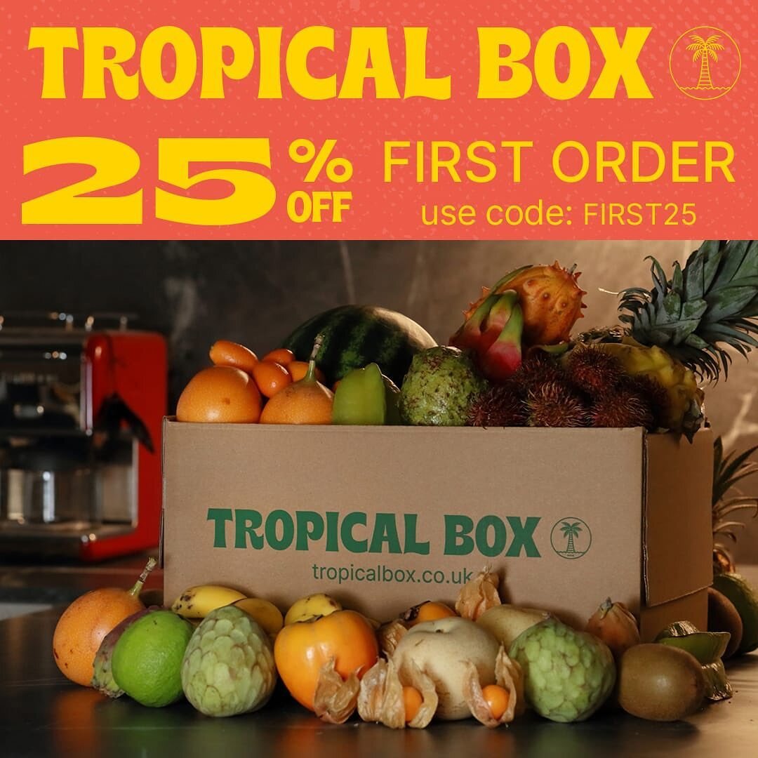 Why not try our Tropical Explorer 📦 and get:

1x Pineapple 🍍 
1x Dragonfruit 🐉
2x Granadilla 
2x Mangoes 🥭 
200g Kumquats

You can also get 25% off your first order with code: FIRST25 

#TropicalBox #TropicalBoxUK #Mango #TropicalFruit #TropicalT