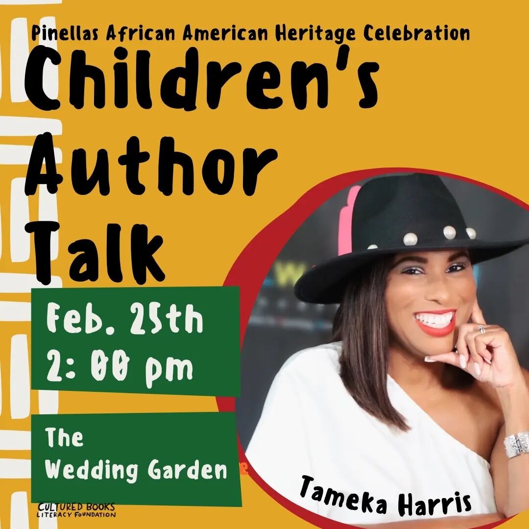 ✨We&rsquo;re excited to invite you to the Pinellas African American Heritage Celebration at the Florida Botanical Gardens! 

📚Join us in the Wedding Garden at 2pm to meet Tameka Harris @alwaystruthincorporated , author of picture books, Inspiration 