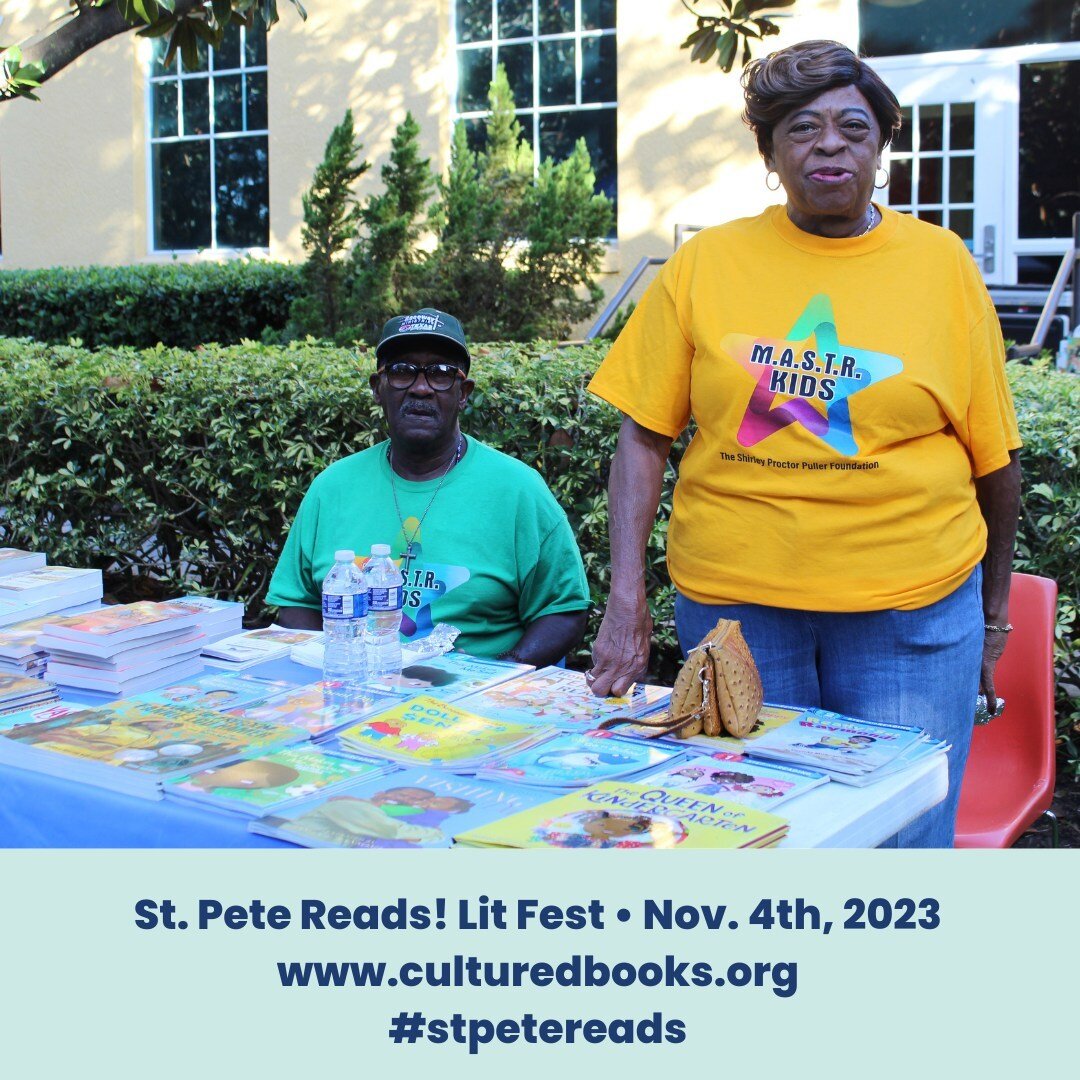 🤗A huge thank you to all of the community and literacy organizations that helped make the inaugural St. Pete Reads Lit Fest such a success! We couldn't have done it without your support and dedication to promoting literacy and the joy of reading!

?