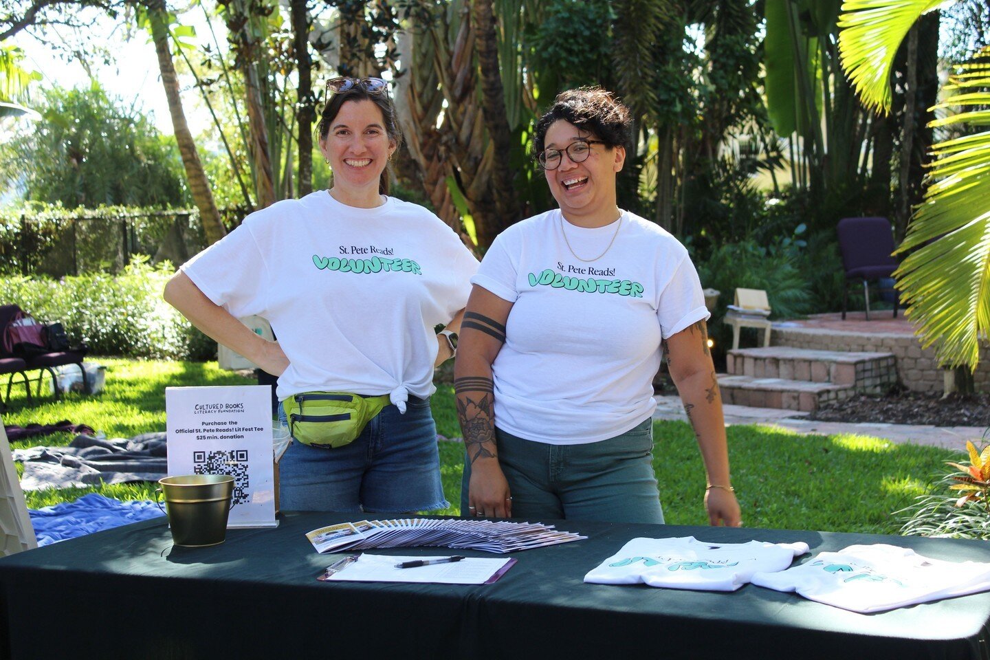 ATTENTION ALL VOLUNTEERS!
 
We are excited to announce that registration is now open for St. Pete Reads! Lit Fest.

Youth groups, local businesses, and individuals are welcome to sign up to join the volunteer crew on Saturday, November 4th. 

We are 