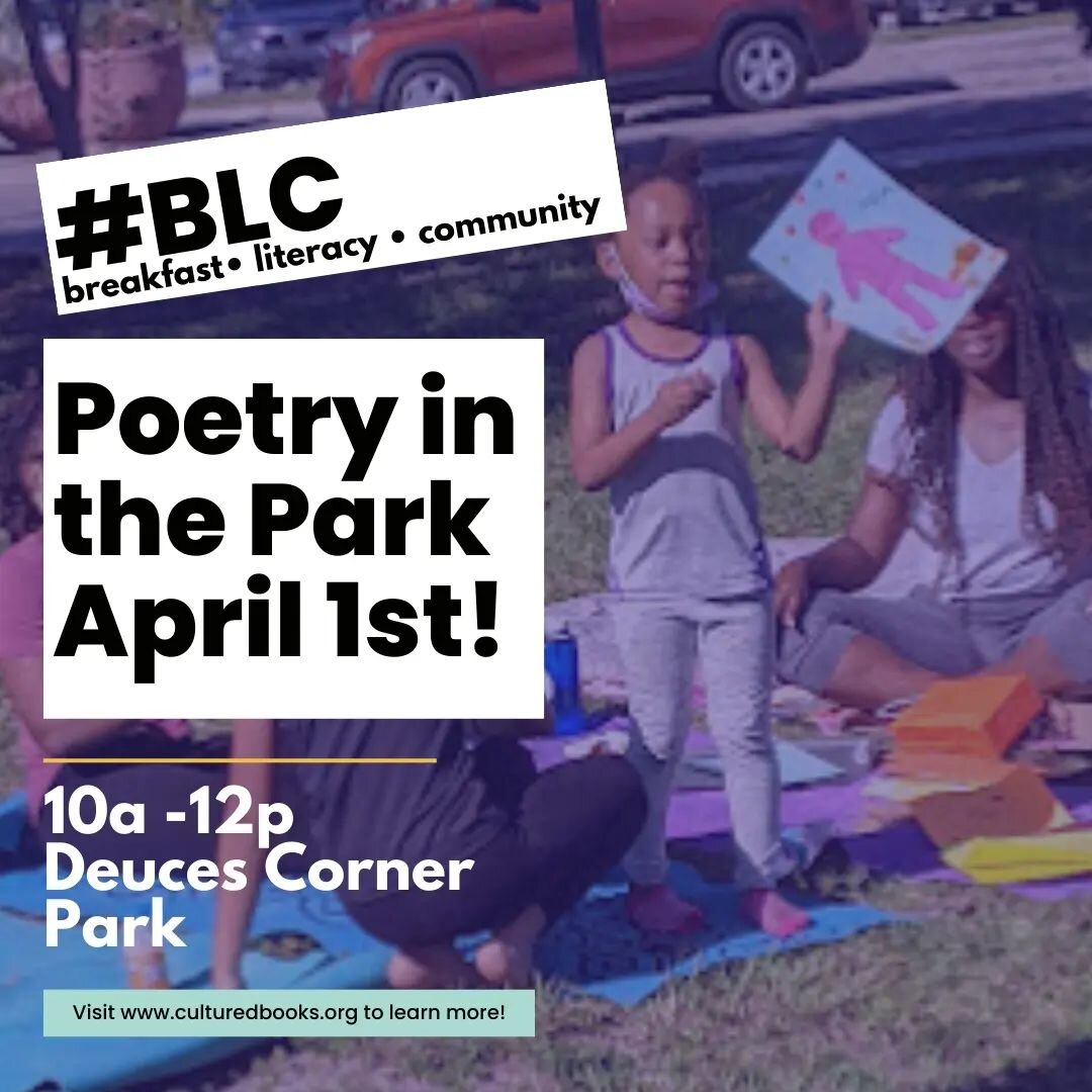 BLC IS BACK!

Join us for BLC on Saturday, April 1, 2023 in celebration of #PoetryMonth!

✨ Explore poetry stations, featuring #BlackOutPoetry + #FoundPoetry
✨ Contribute to the Community Poem
✨ Share your work or a favorite poem during Open Mic!

Fr
