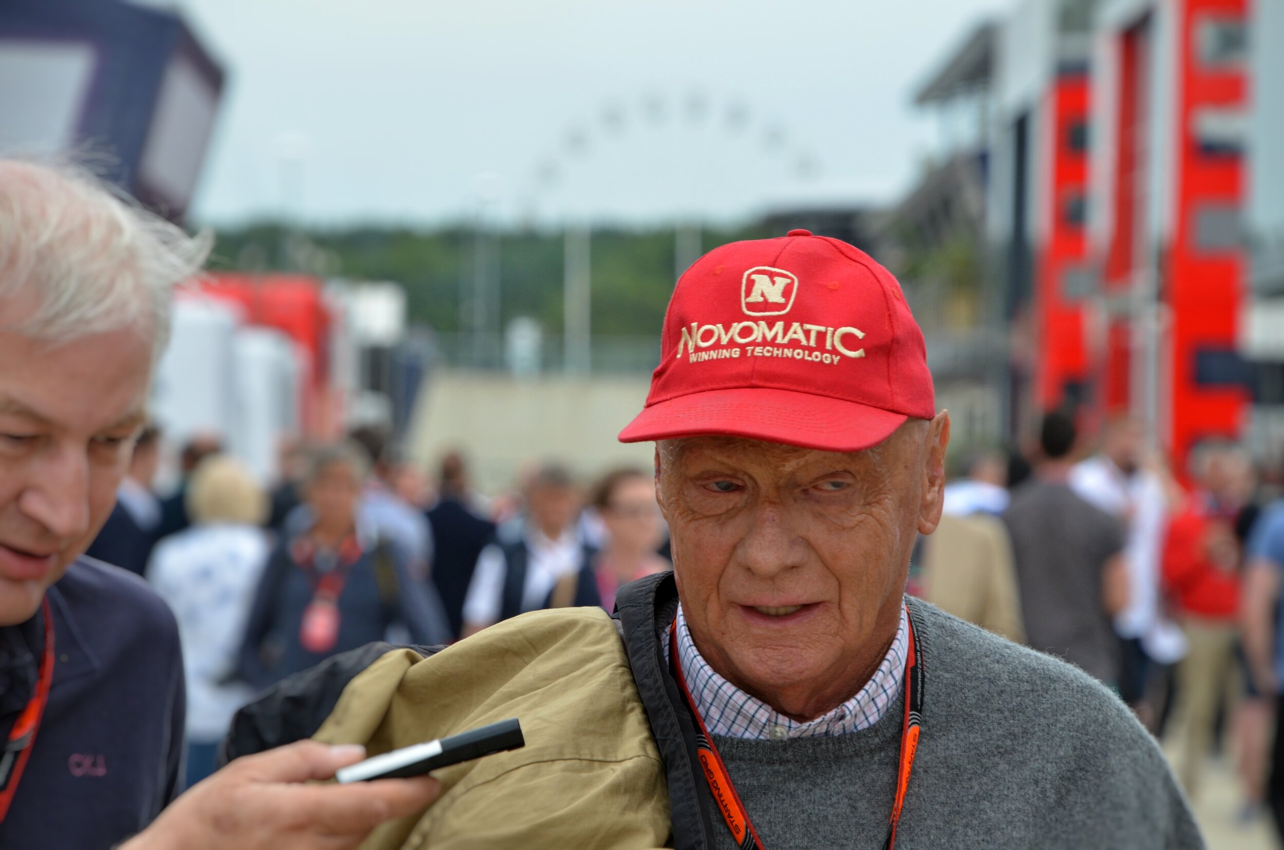 Niki Lauda, British GP July 2015