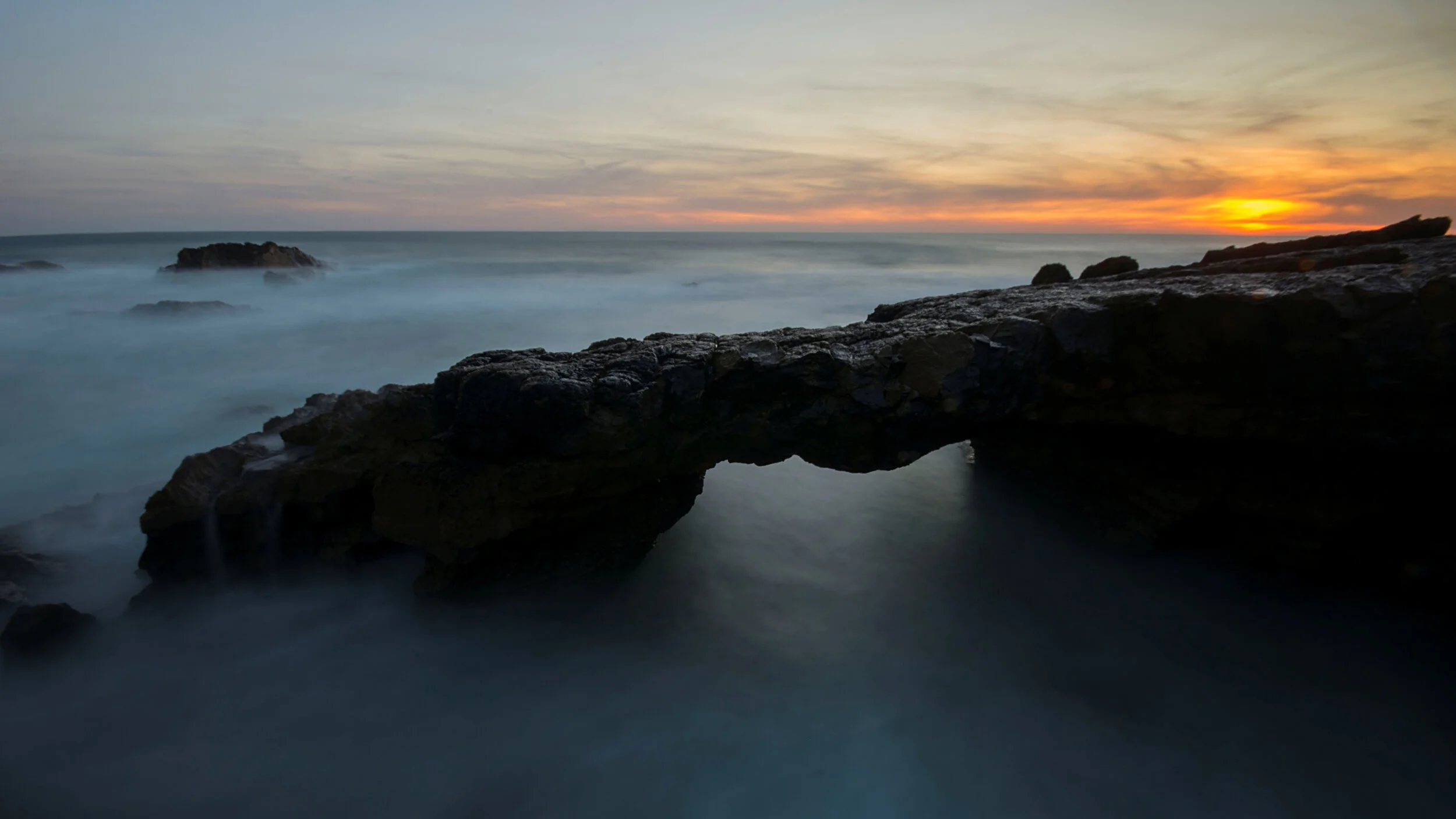 Cabo Raso, Cascais Portugal. Rock Bridge