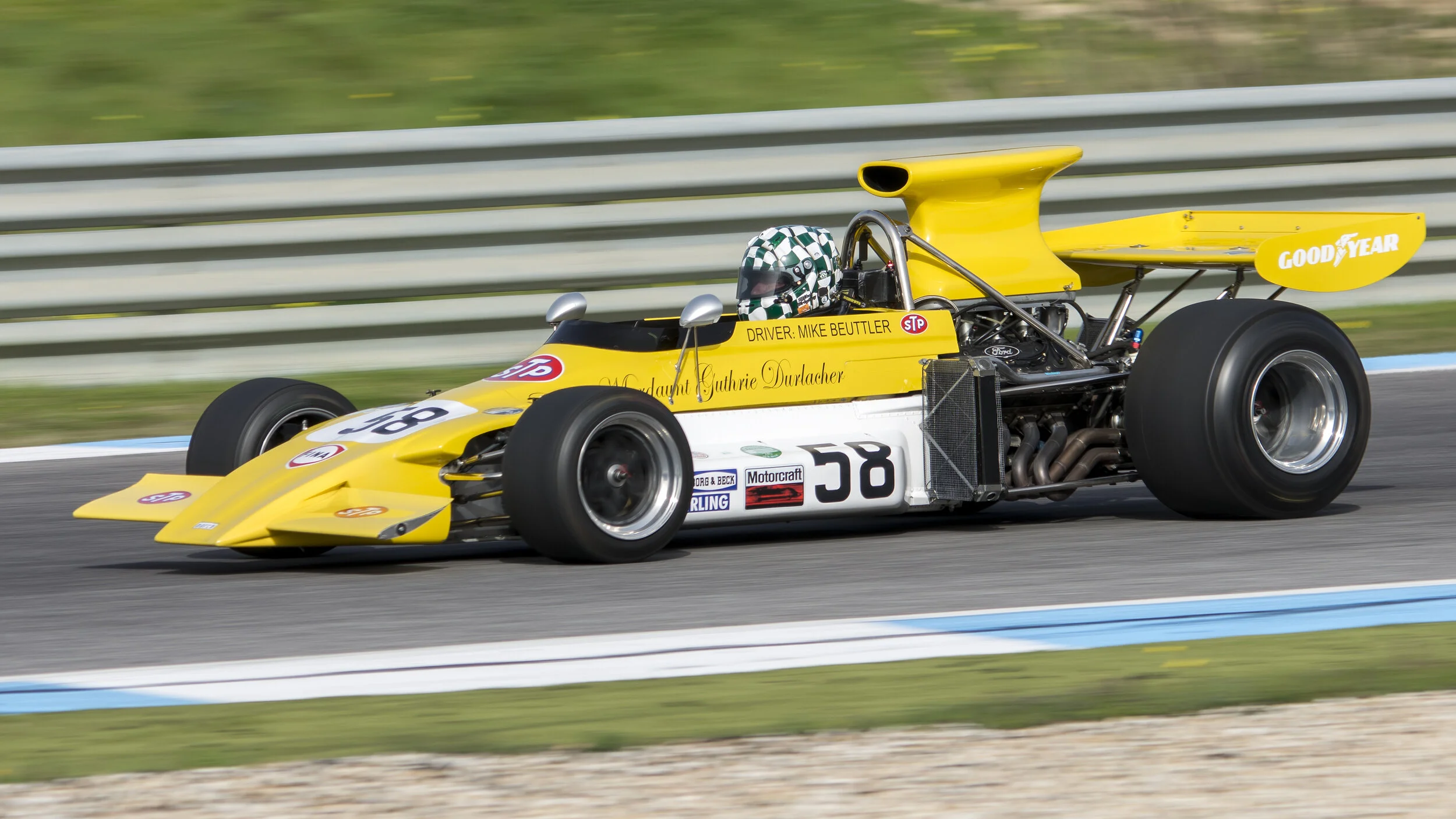 Estoril Circuit, Portugal. March Eng. 721G Ford Cosworth 1972 - Estoril Classics F1 Winter Testing Feb 2017