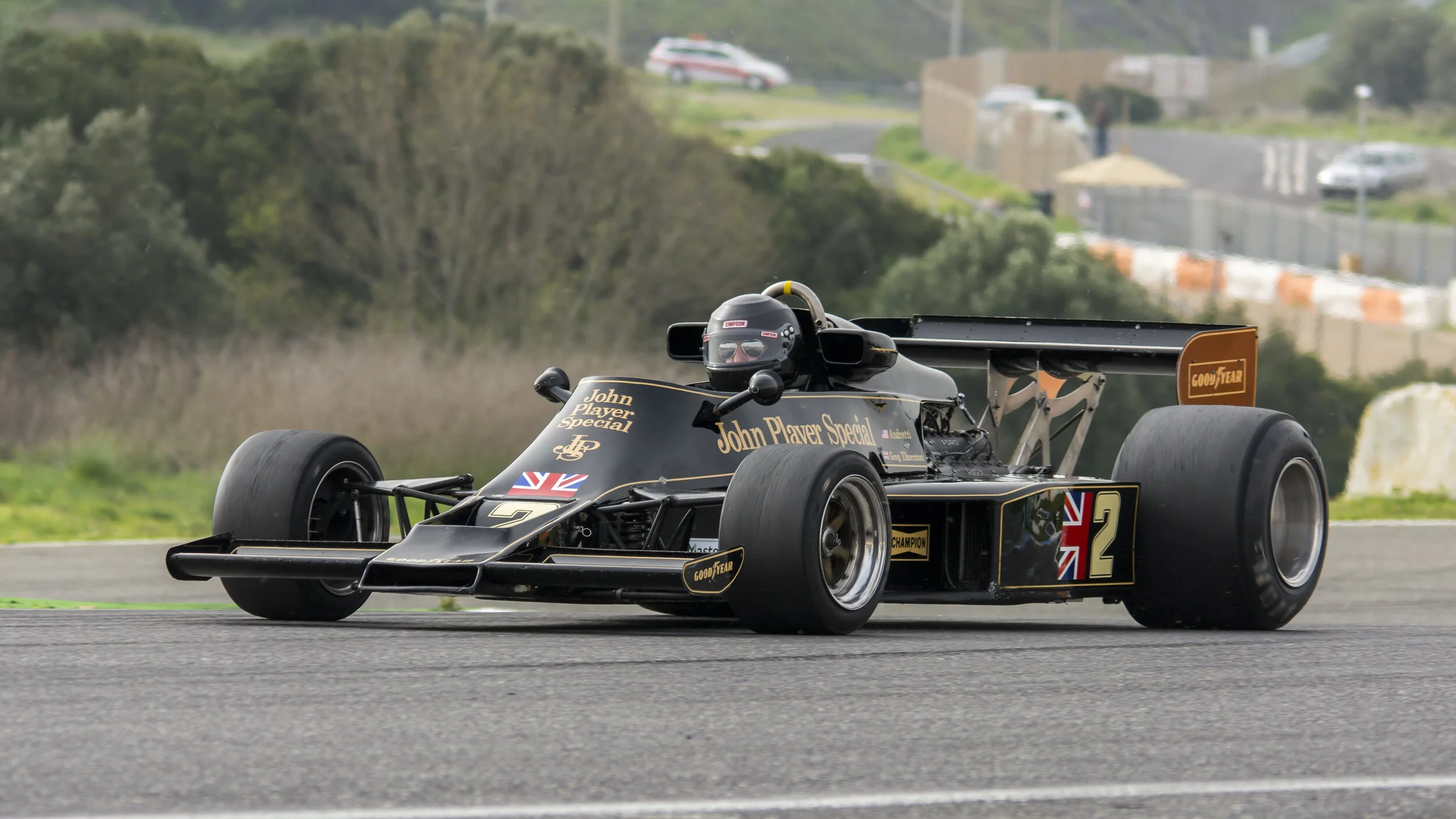 Estoril Circuit, Portugal. Lotus 77 Ford Cosworth 1976 - Estoril Classics F1 Winter Testing Feb 2017