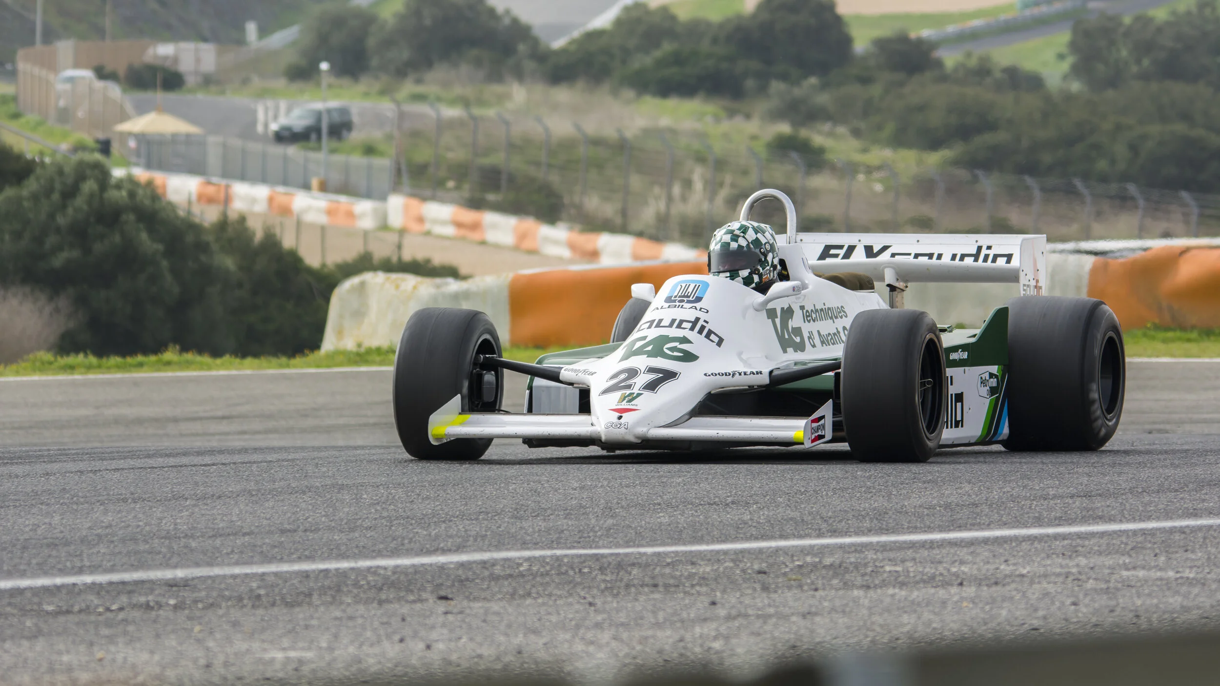 Estoril Circuit, Portugal. Williams FW07/C Ford Cosworth 1979 - Estoril Classics F1 Winter Testing Feb 2017