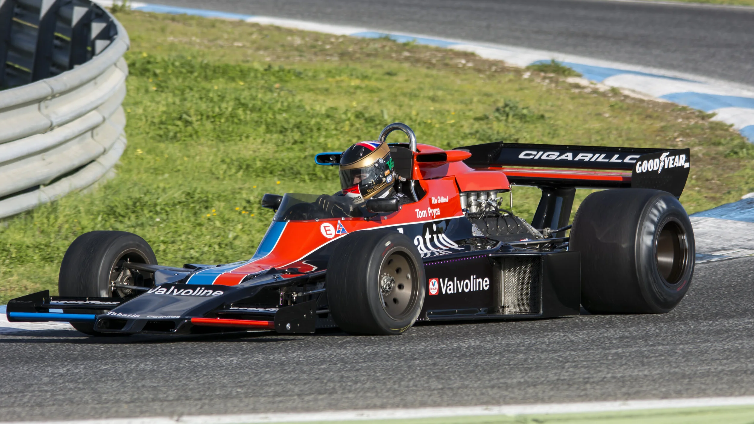 Estoril Circuit, Portugal. Shadow DN8 Ford Cosworth 1976 - Estoril Classics F1 Winter Testing Mar 2017