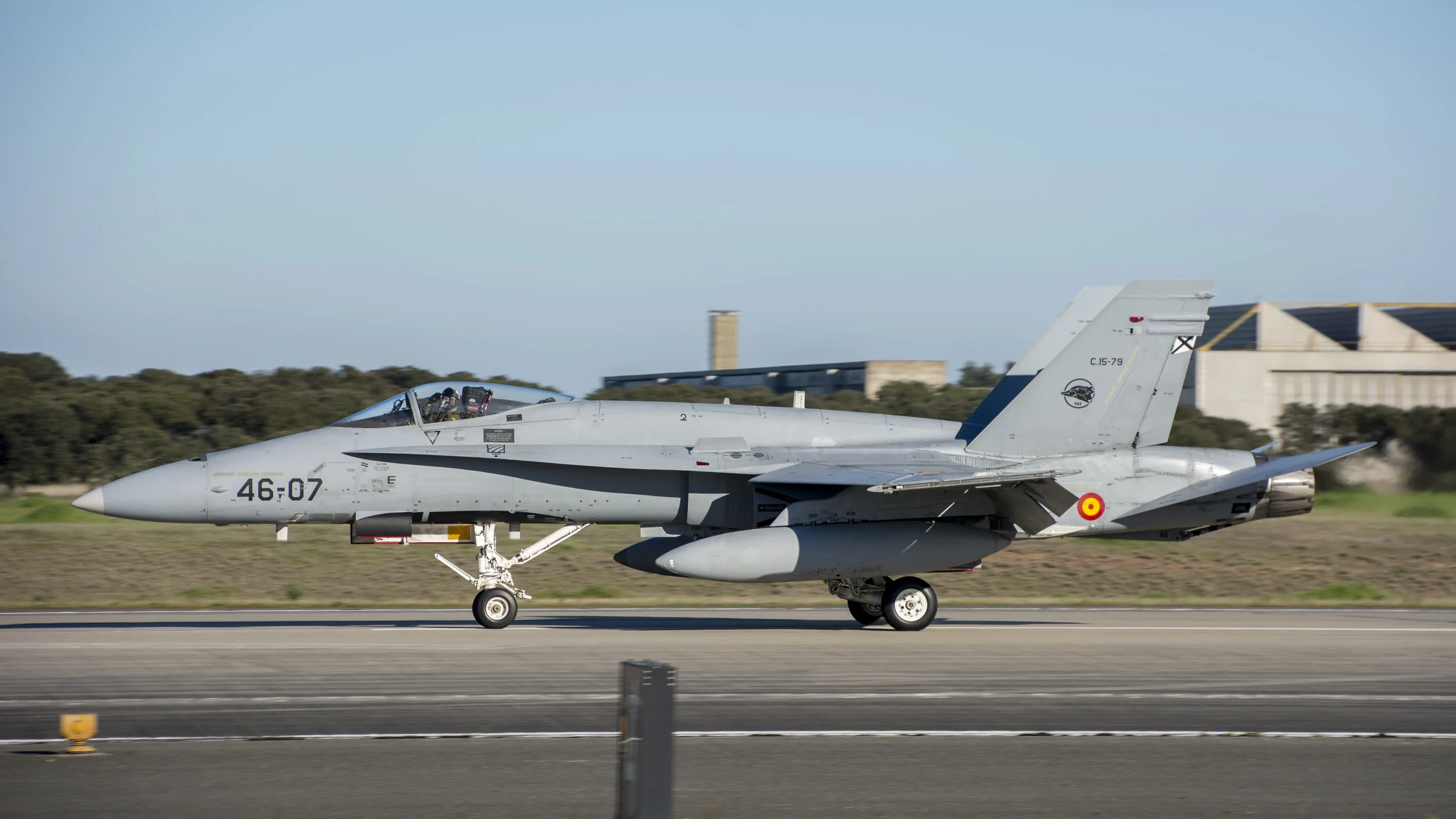 FAP BA 11 Beja, Portugal. Real Thaw 2017. C.15-79 McDonnell Douglas EF-18A+ Spanish Air Force Hornet