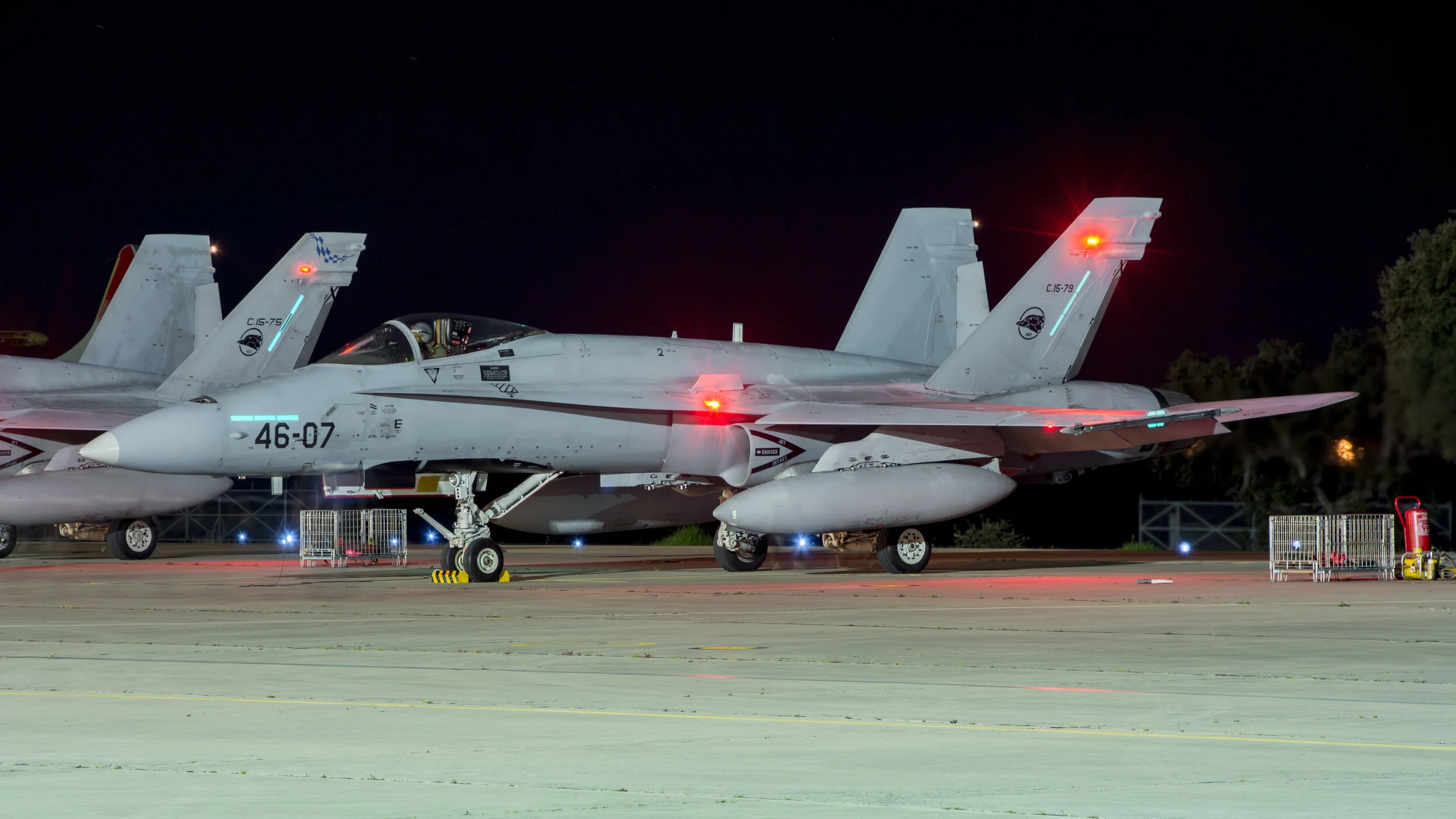 FAP BA 11 Beja, Portugal. Real Thaw 2017. C.15-79 McDonnell Douglas EF-18A+ Spanish Air Force Hornet