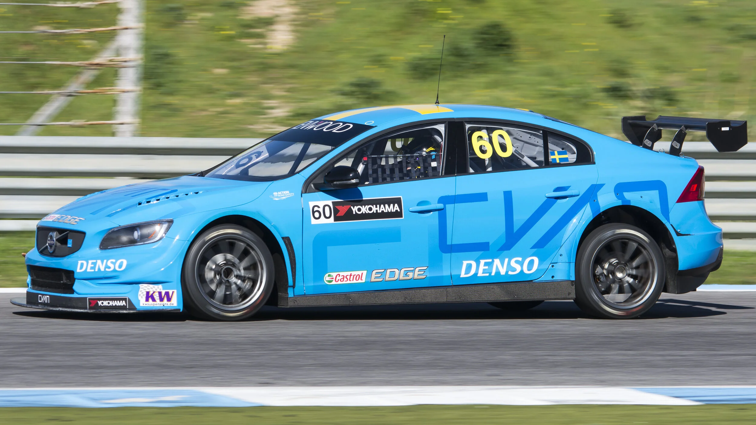 Estoril Circuit, Portugal. Polestar Cyan Racing WTCC Volvo S60