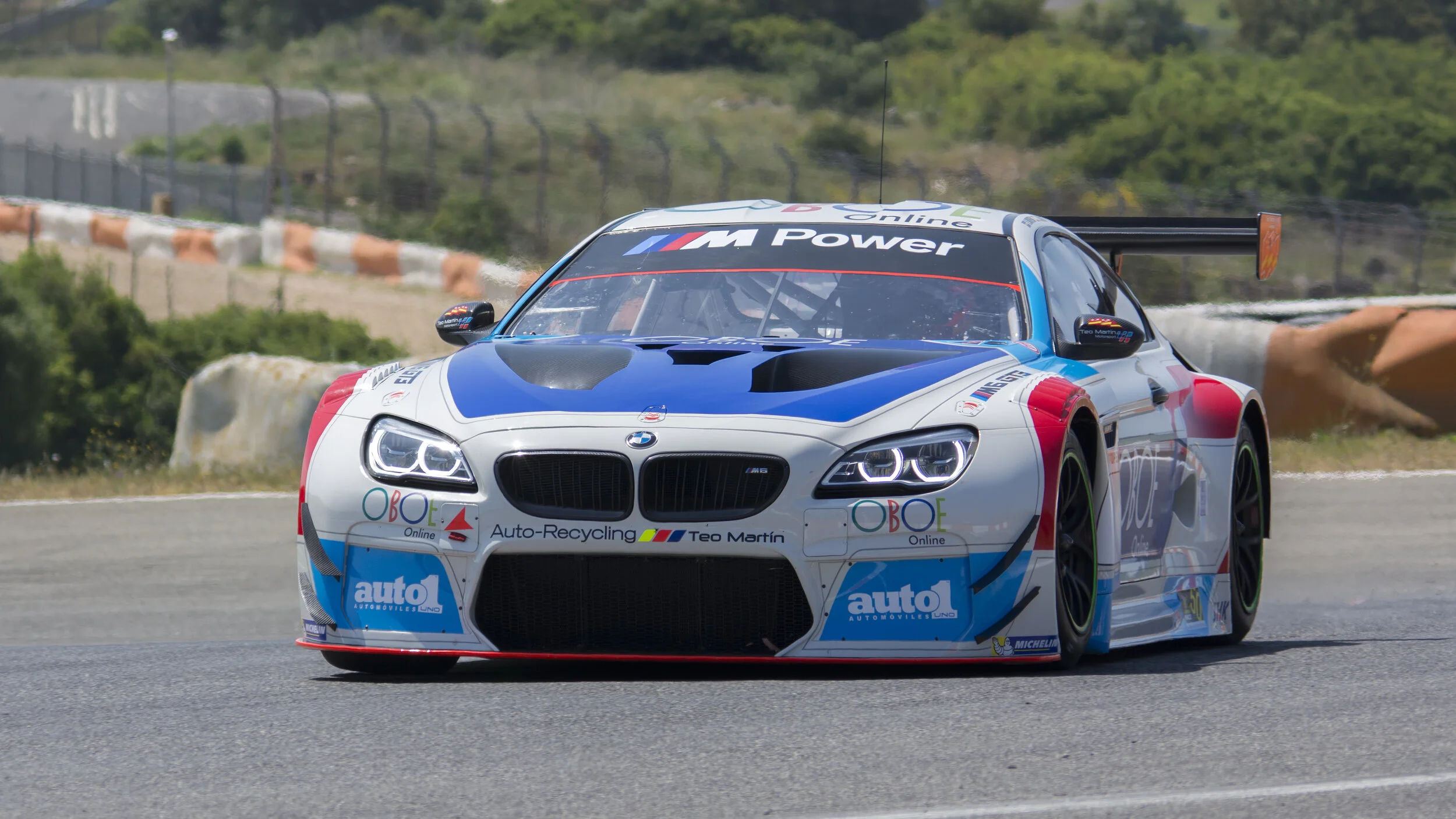 Estoril Circuit, Portugal.  Teo Martin Pre Season Tests BMW M6 Apr 2017