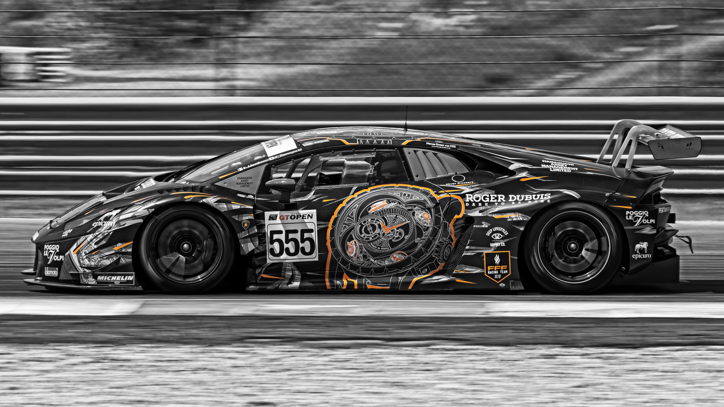 Estoril Circuit, Portugal. Int GT Open Apr 2017. FFF Racing Team Lamborghini Huracan GT3