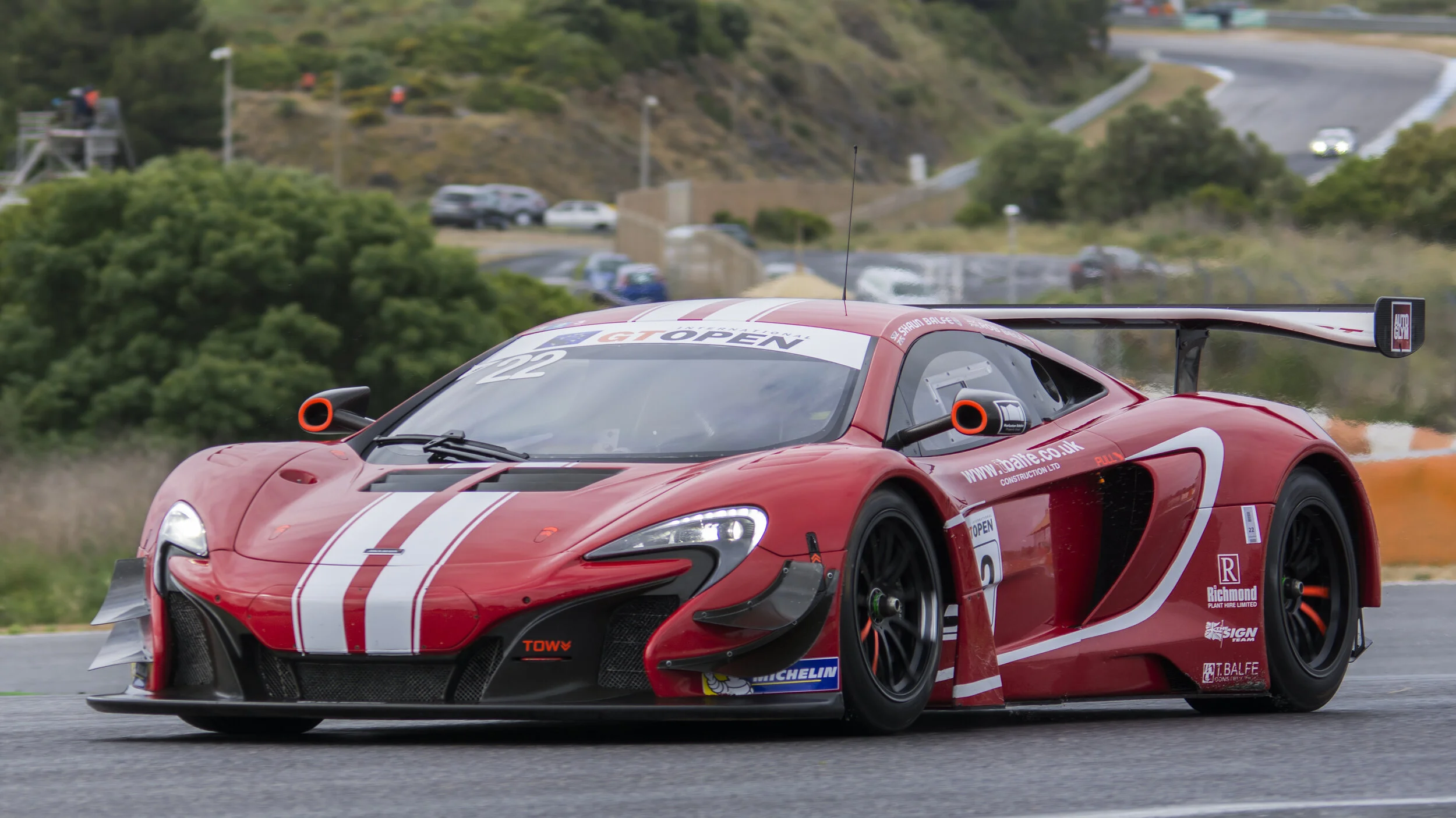 Estoril Circuit, Portugal. Int GT Open Apr 2017. Balfe Motorsports McLaren 650 S GT3