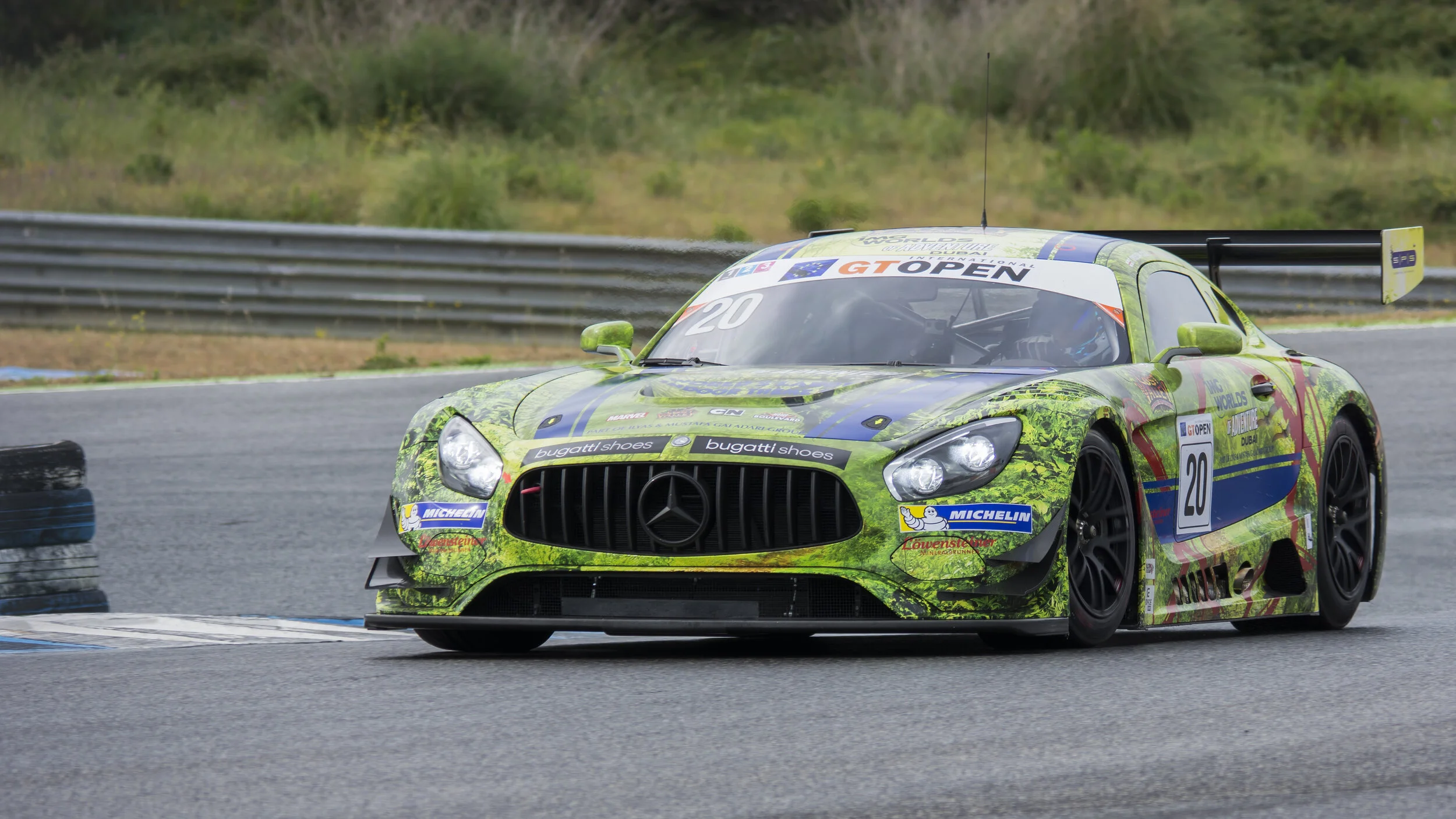 Estoril Circuit, Portugal. Int GT Open Apr 2017. SPS Automotive-Performance Mercedes AMG GT3
