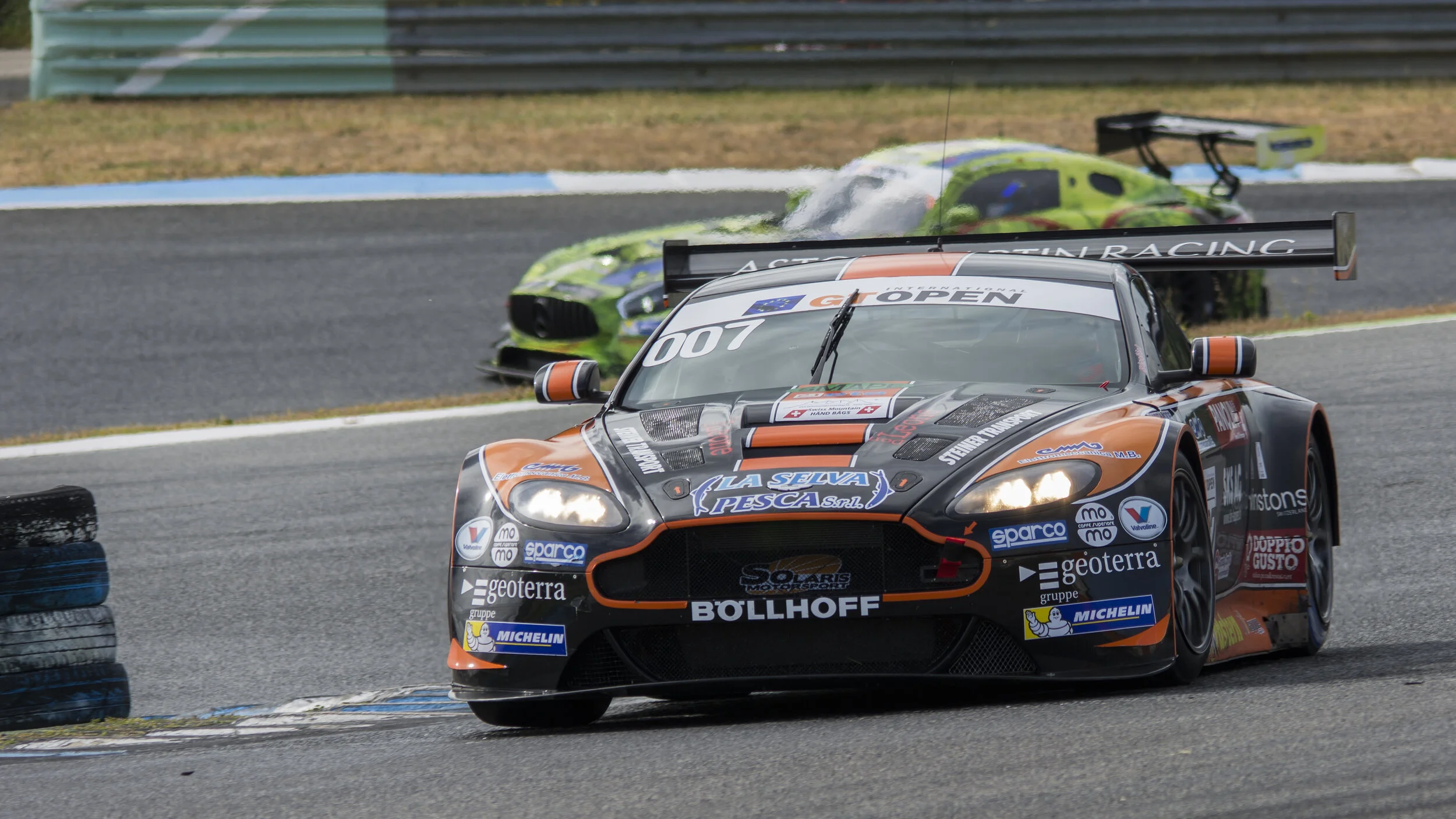 Estoril Circuit, Portugal. Int GT Open Apr 2017. Solaris Motorsports Aston Martin Vantage GT3