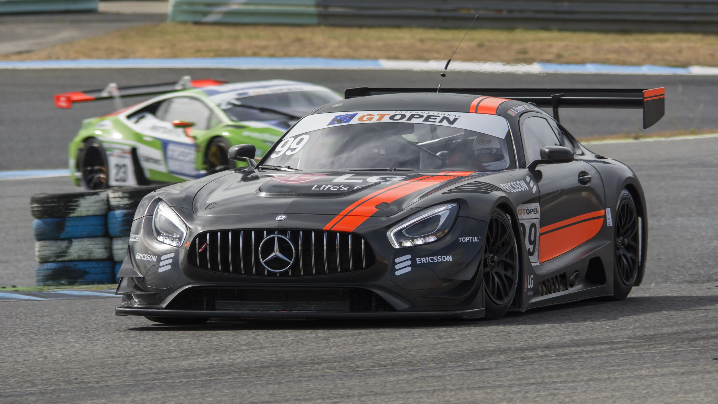 Estoril Circuit, Portugal. Int GT Open Apr 2017. Sports & You Mercedes AMG GT3