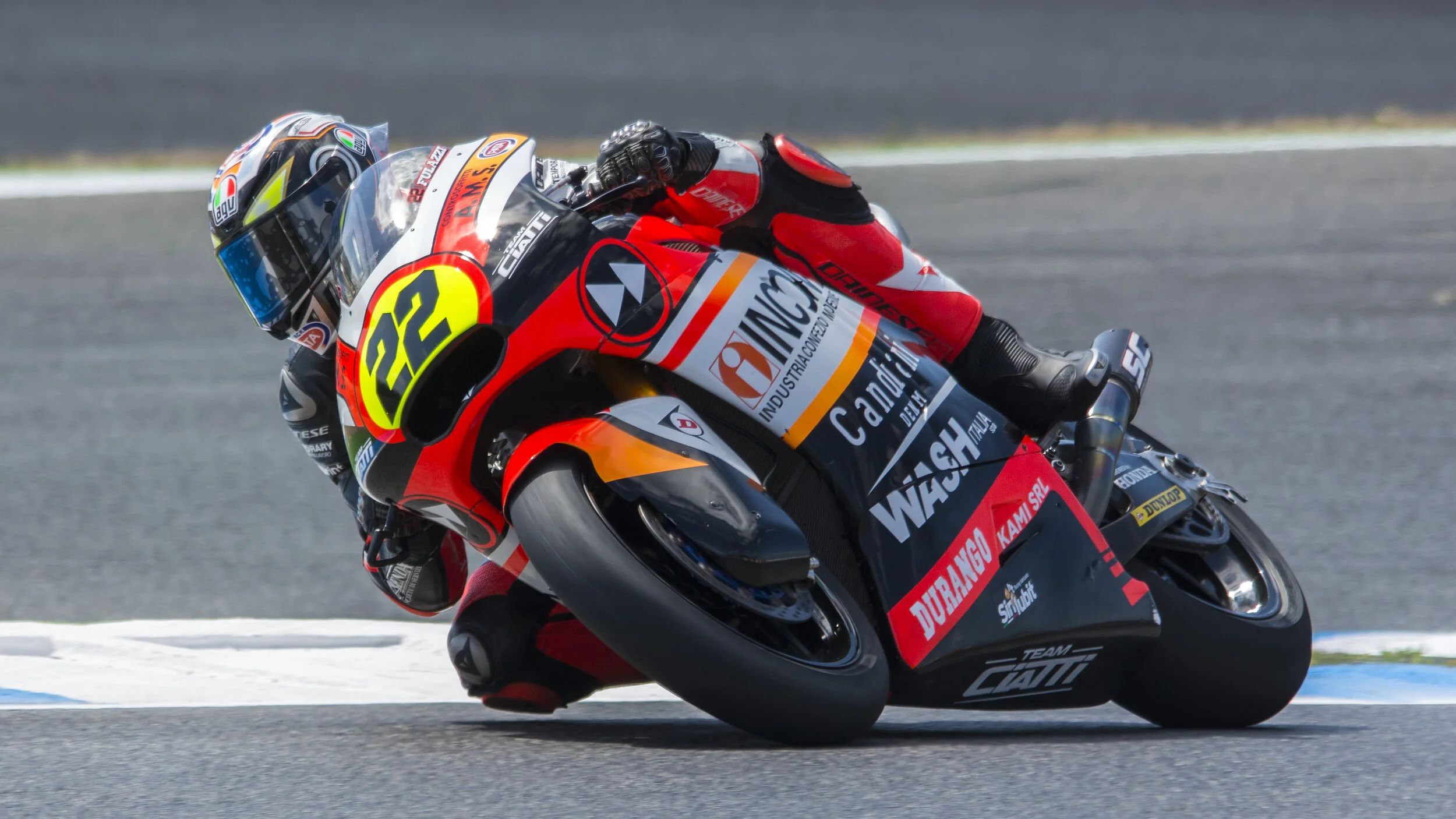 Estoril Circuit, Portugal. Moto 2 FIM CEV Repsol Jul 2017. Frederico Fuligni