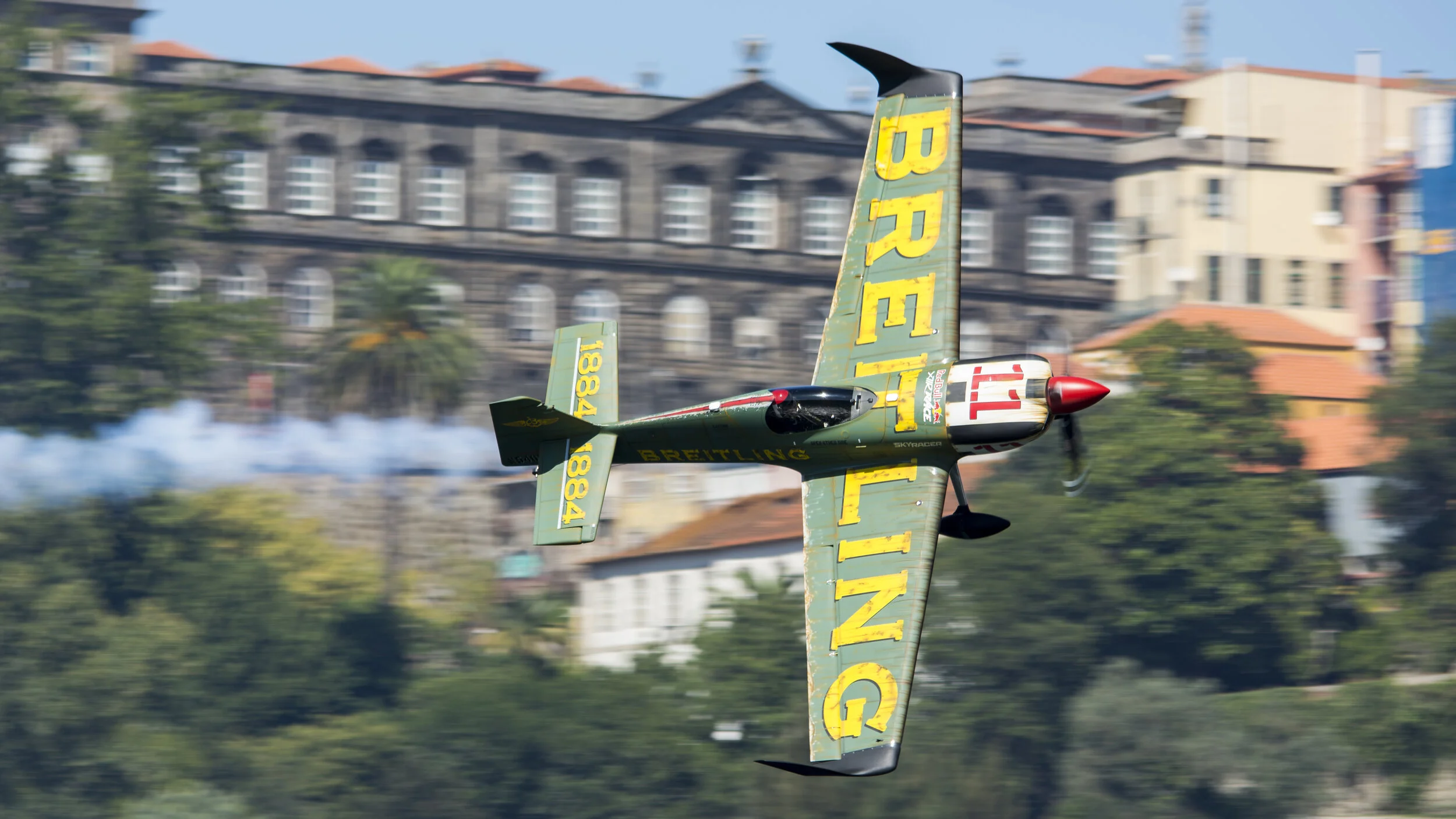 Red Bull Air Race Porto, Portugal 2017. N540XS MXS-R - Mikael Brageot